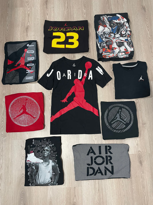 Box mix T-shirt Jordan - NFL - NHL - MLB - NBA vari brand  a pezzo