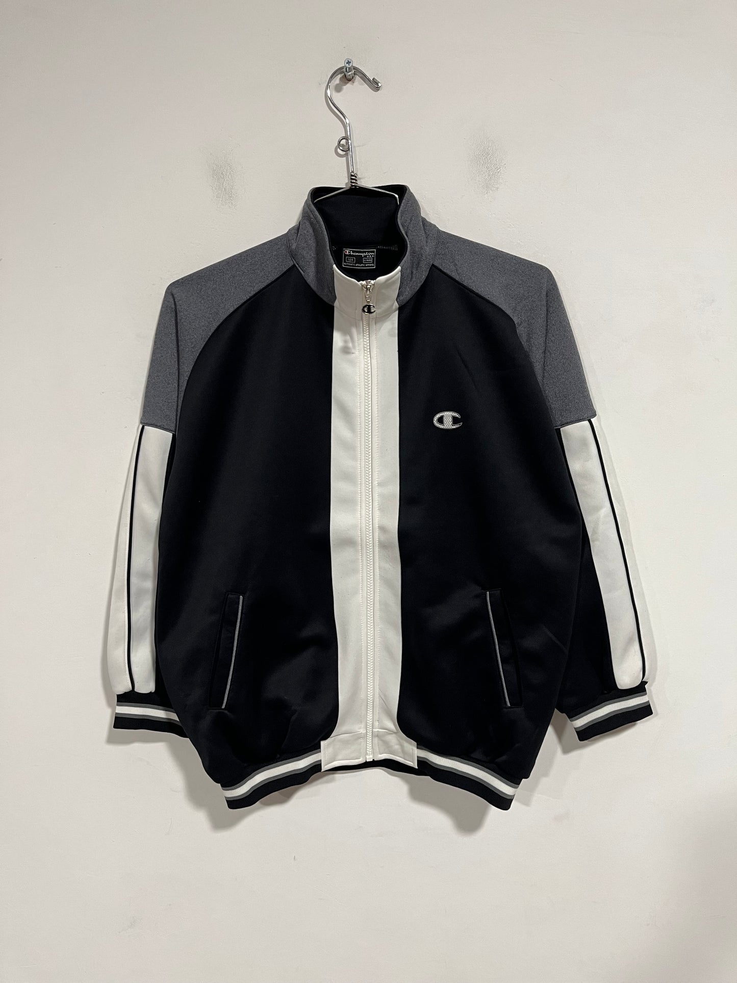 Felpa con zip Champion USA anni 90 (G247)