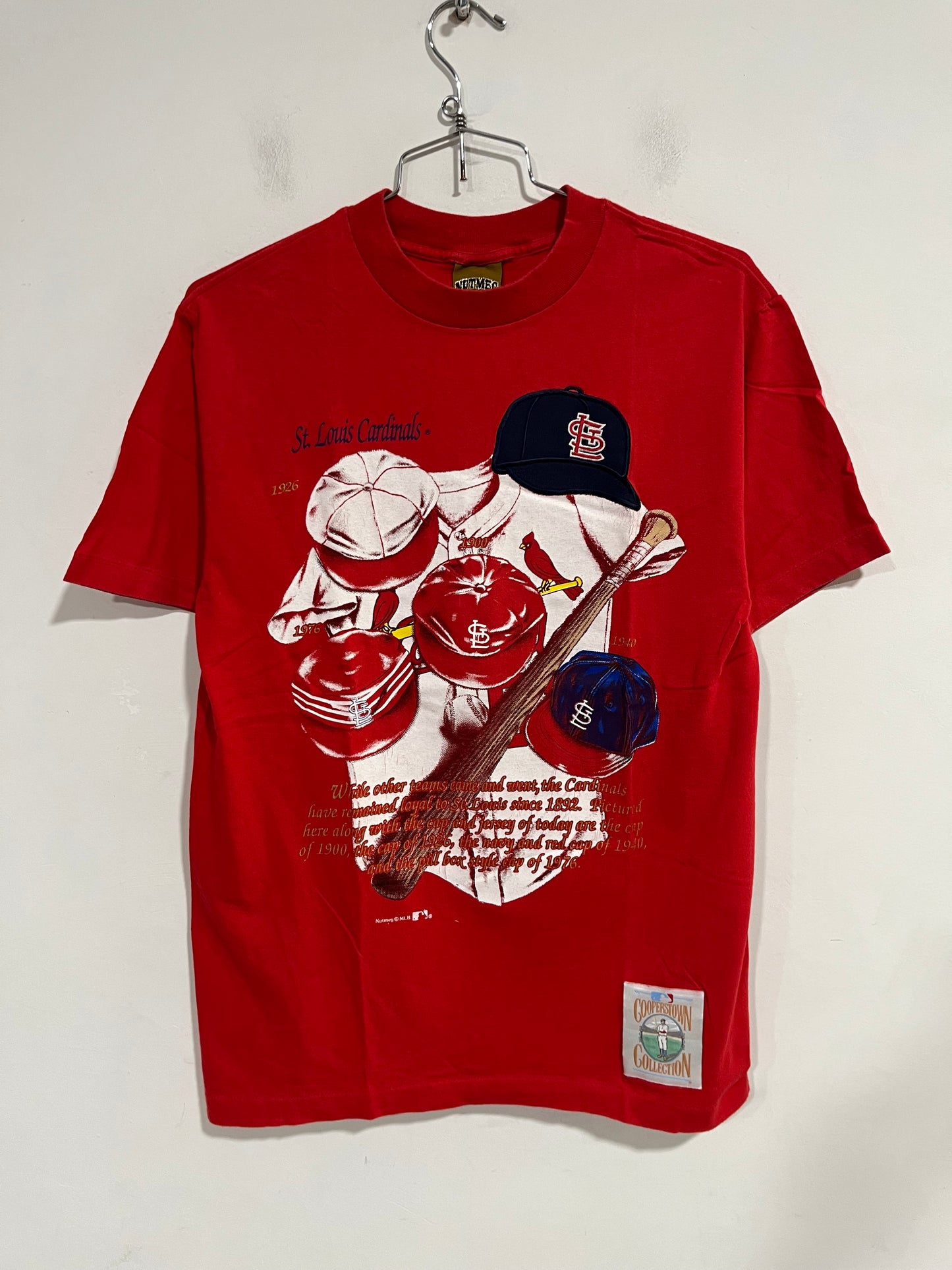 Rarissima t shirt 90’s Nutmeg Mills St Louis Cardinals MLB (G579)