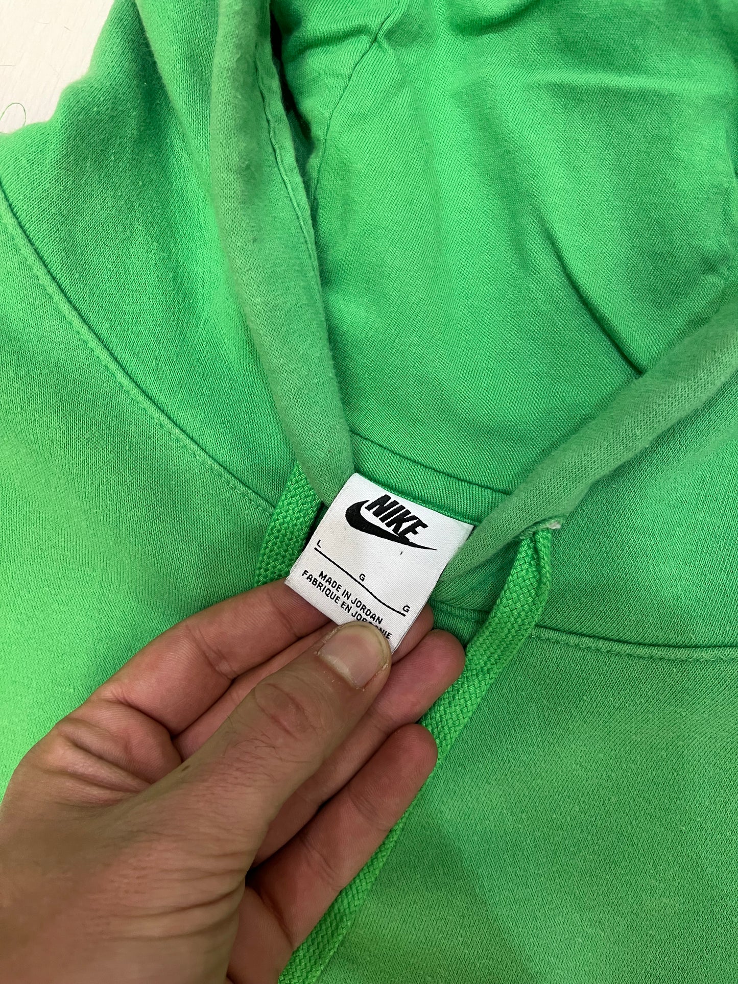 Felpa Nike small Logo verde (G590)