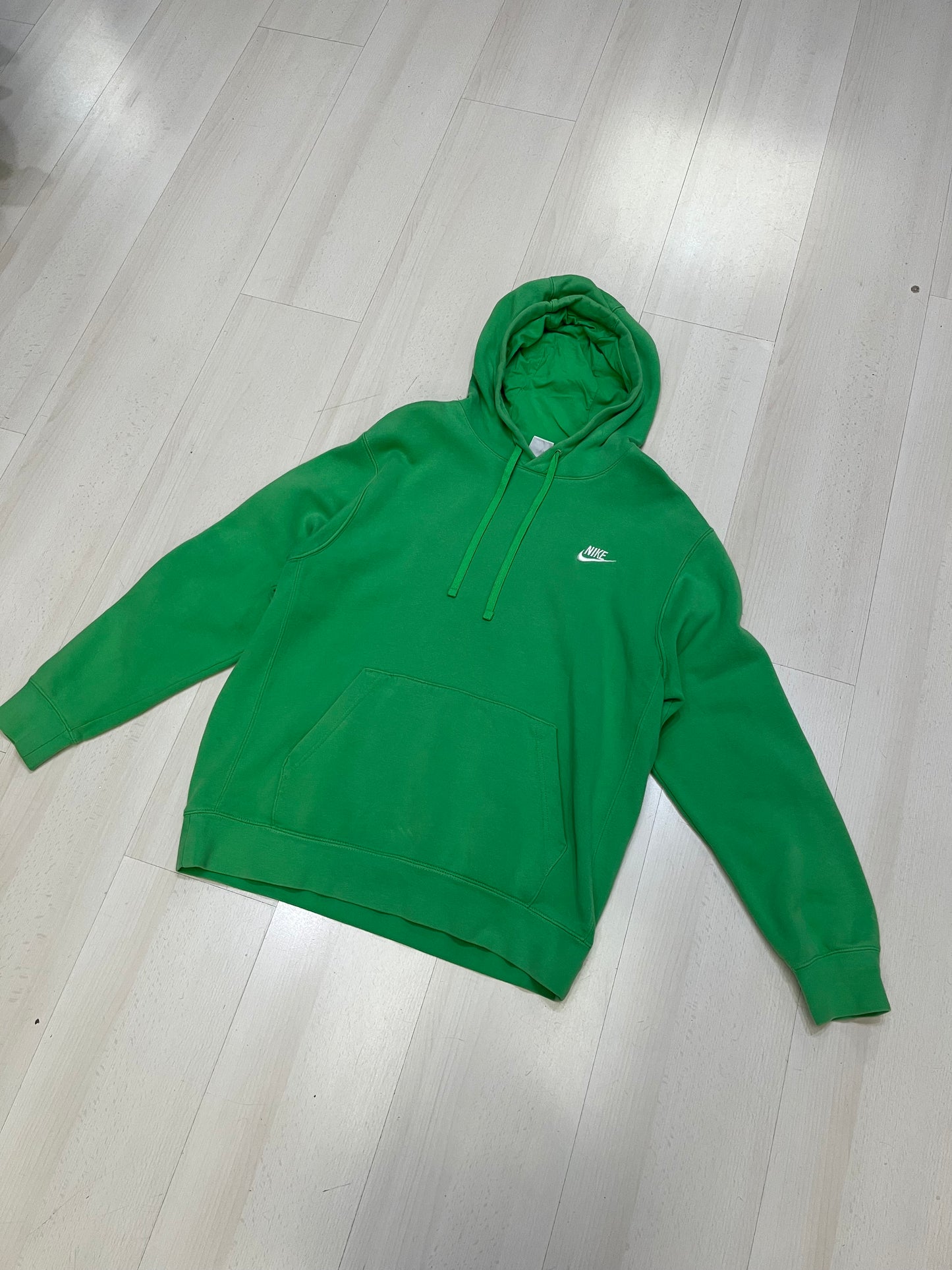 Felpa Nike small Logo verde (G590)