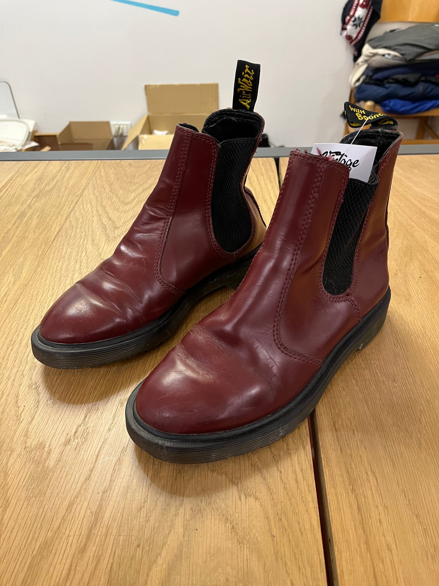 Stivaletti Dr Martens 15272 bordeaux donna (H014)