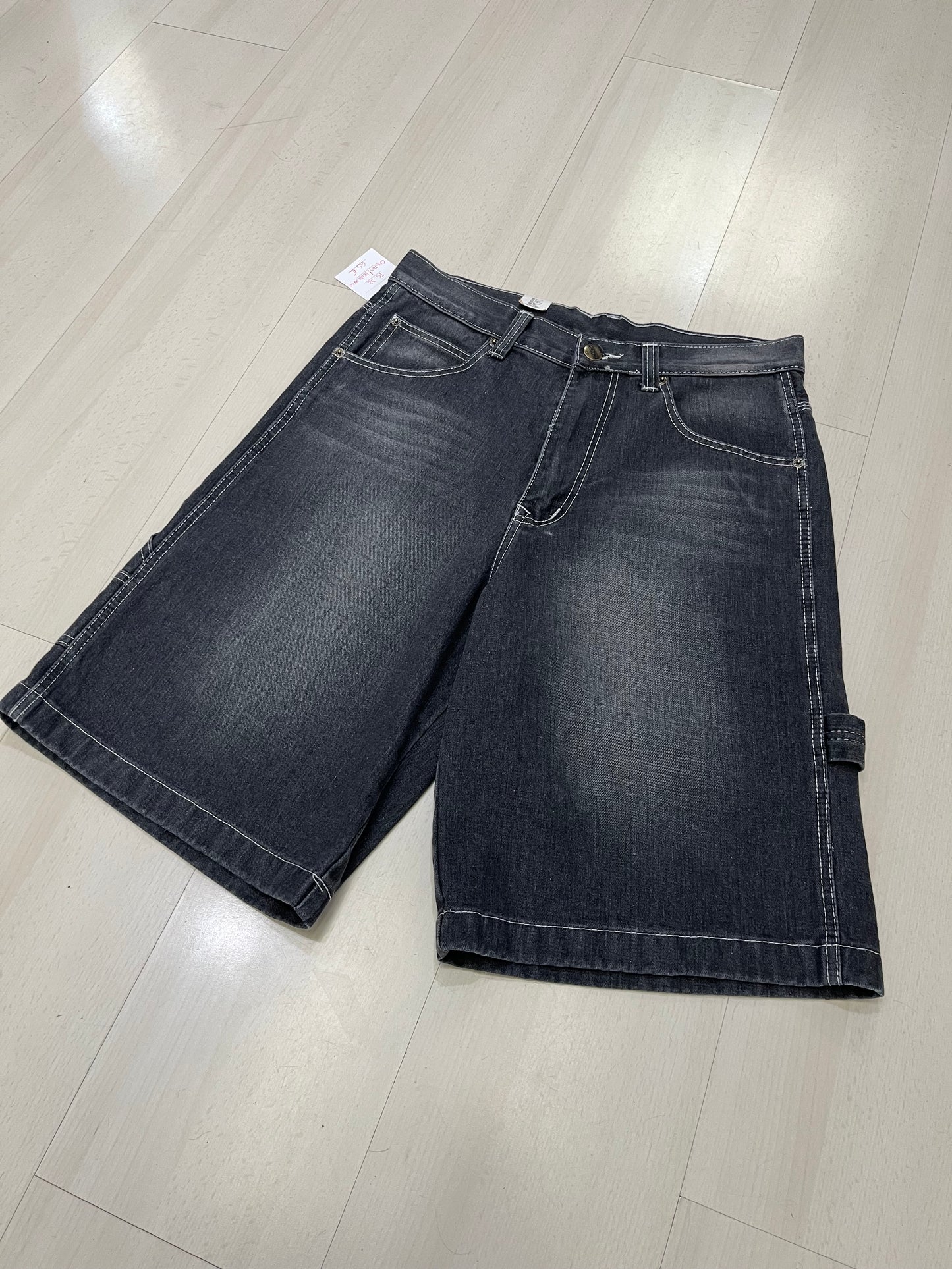 Jorts baggy con ricamo Custom (H223)