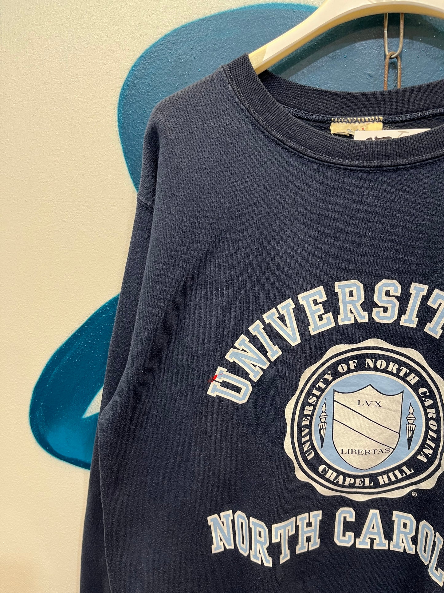 Felpa girocollo University North Carolina (F567)