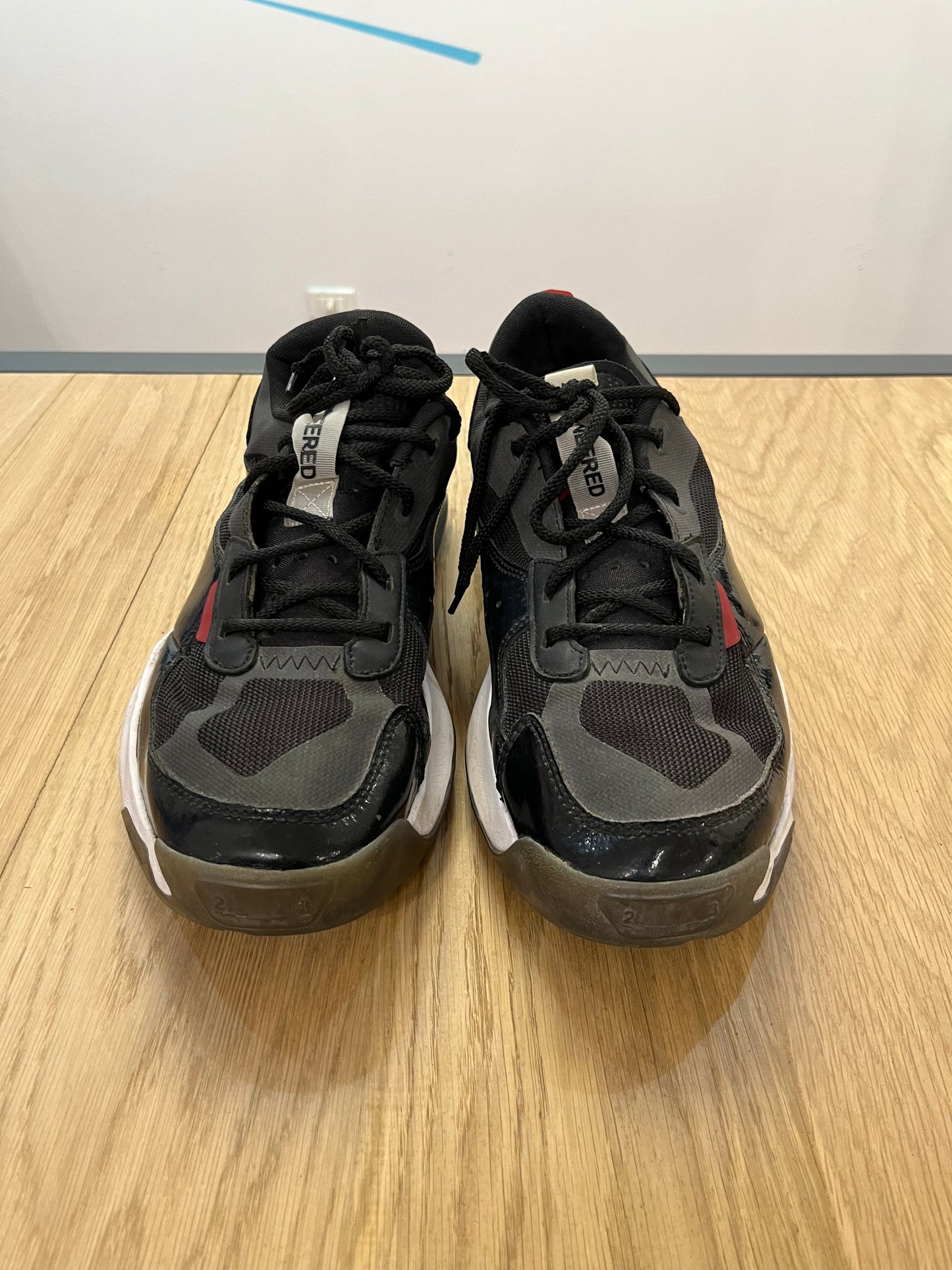Scarpe Jordan air 200E black r w 45.5 (F840)