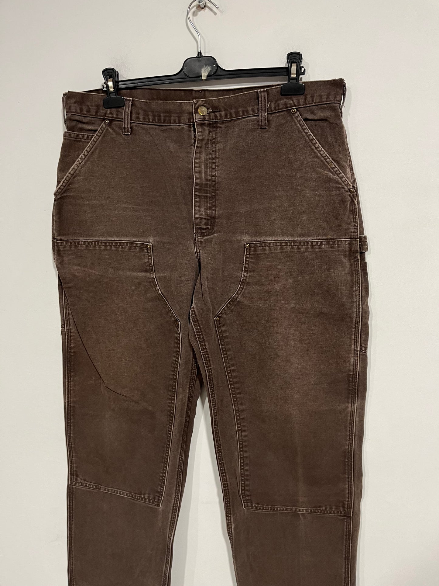 Jeans Carhartt double knee brown (F401)