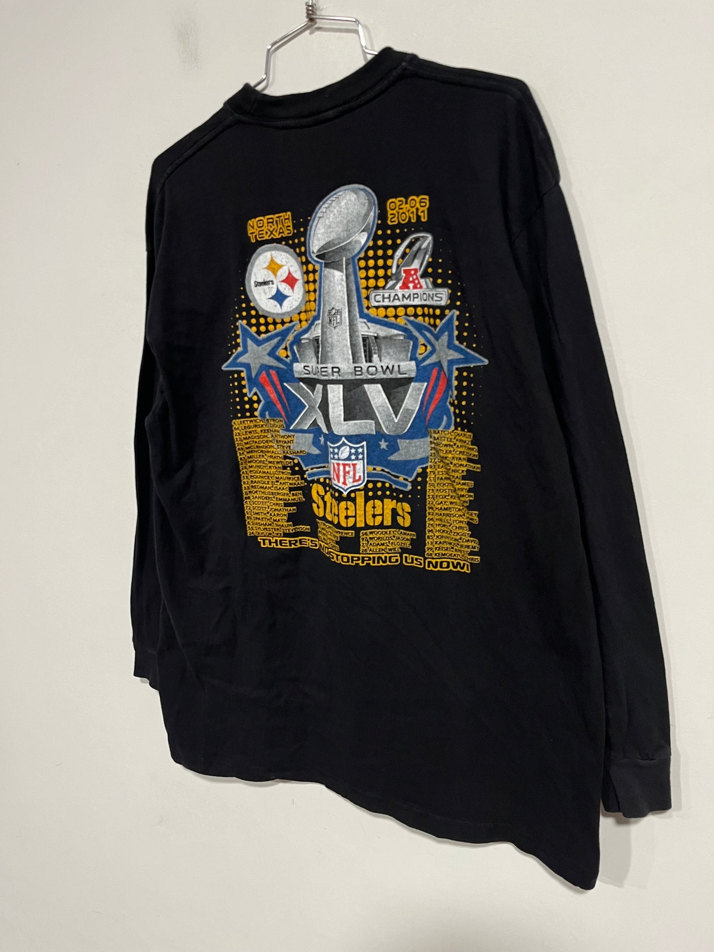 Rara t shirt celebrativa NFL Steelers (G068)