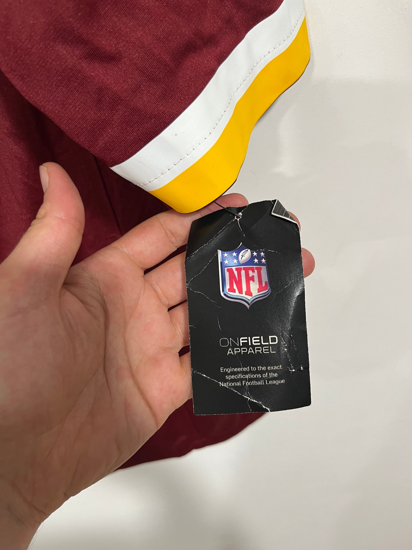 Maglia football Nike Washington Redskins nuova con cartellino (G524)