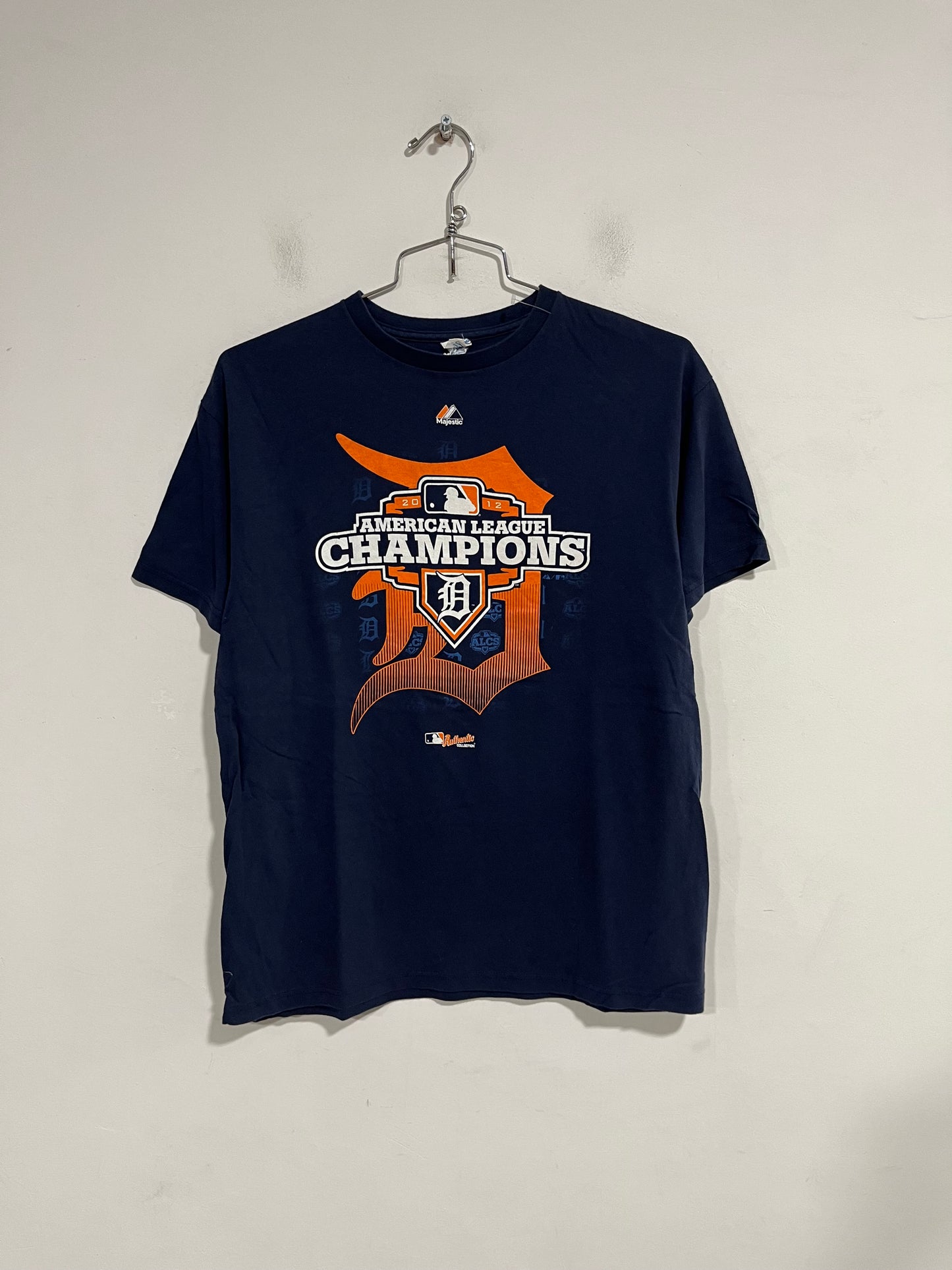 T shirt Majestic celebrativa baseball Detroit Tigers (G567)