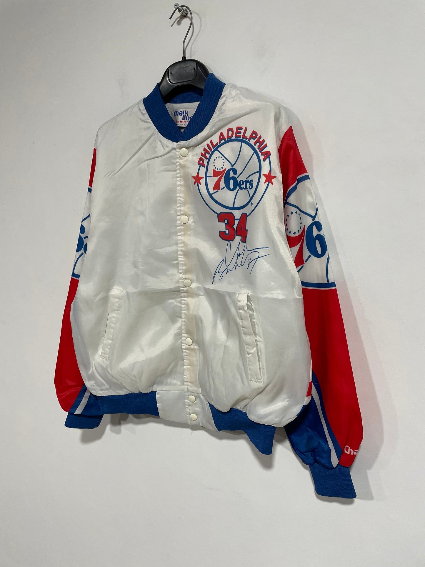 Rarissimo bomber Chalk Line 76ers Sir Charles Barkley (D020)