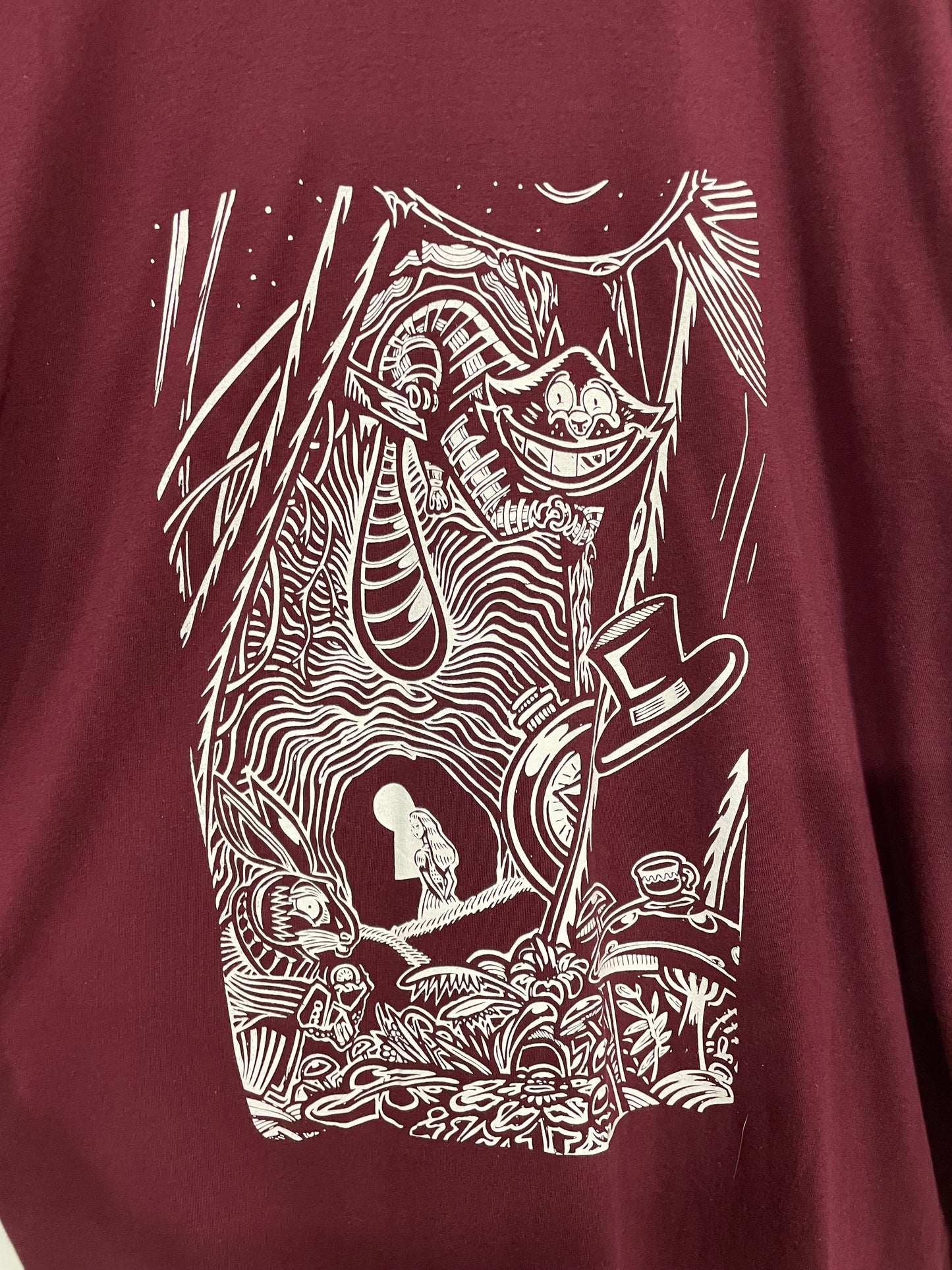 T shirt Genethik Alice in wonderland vecchia collezione