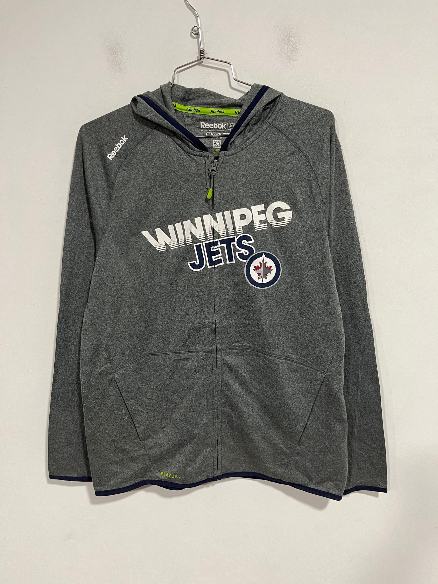 Felpa con zip Reebok NHL Winnipeg Jets (G245)