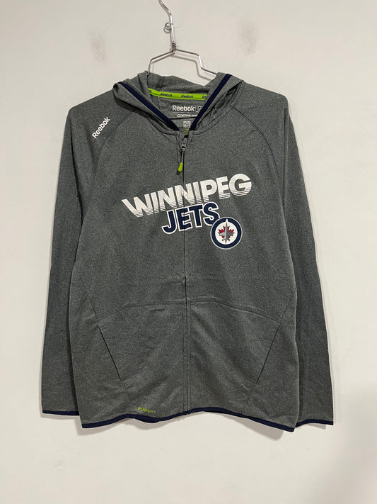 Felpa con zip Reebok NHL Winnipeg Jets (G245)