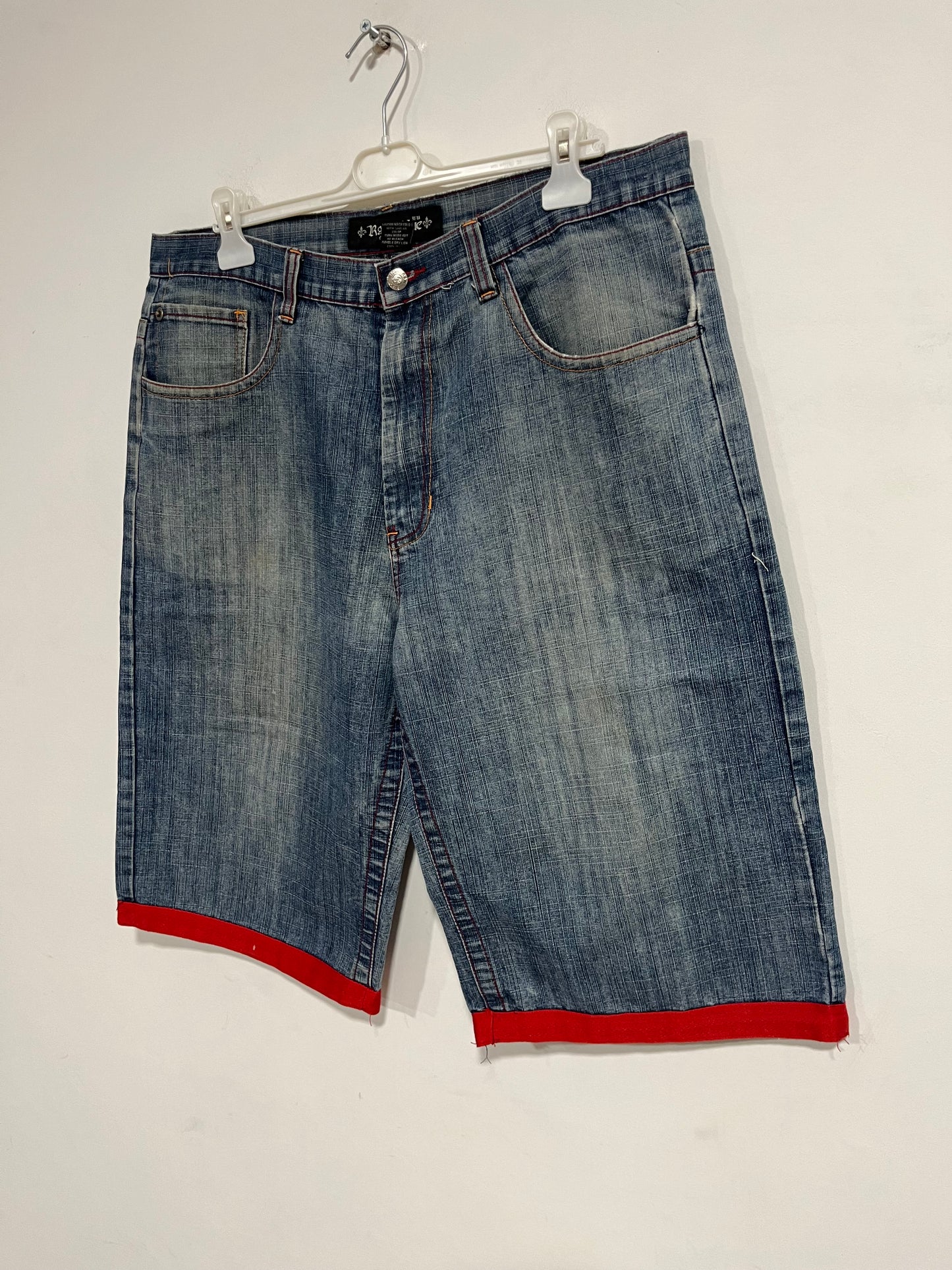 Jorts baggy Raw Blue anni 90 (G495)
