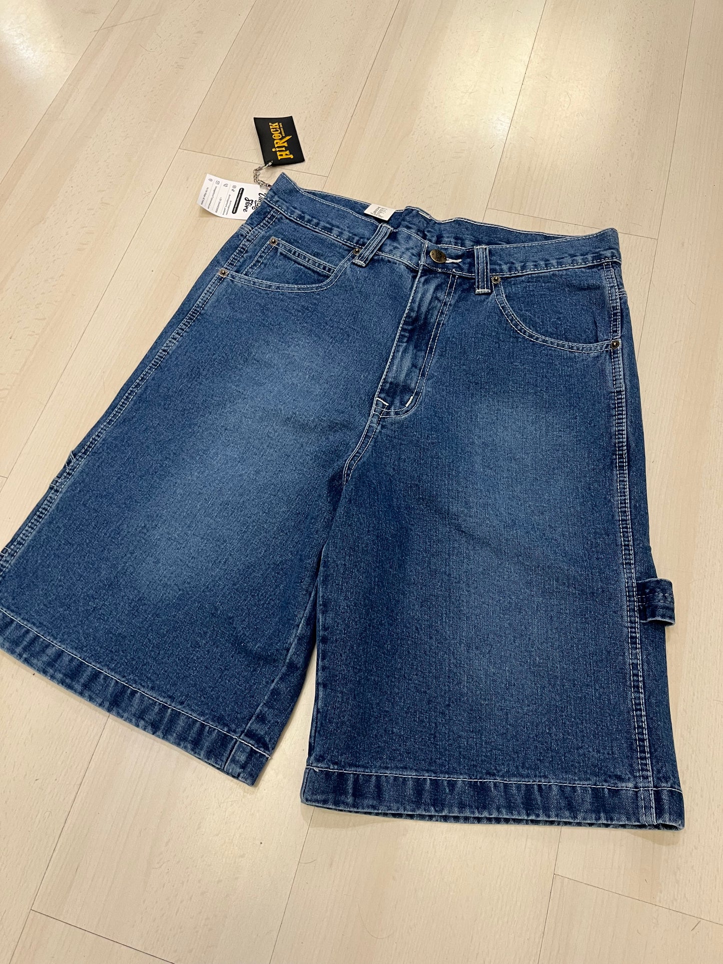 Jorts baggy con ricamo Jap Geisha (H225)