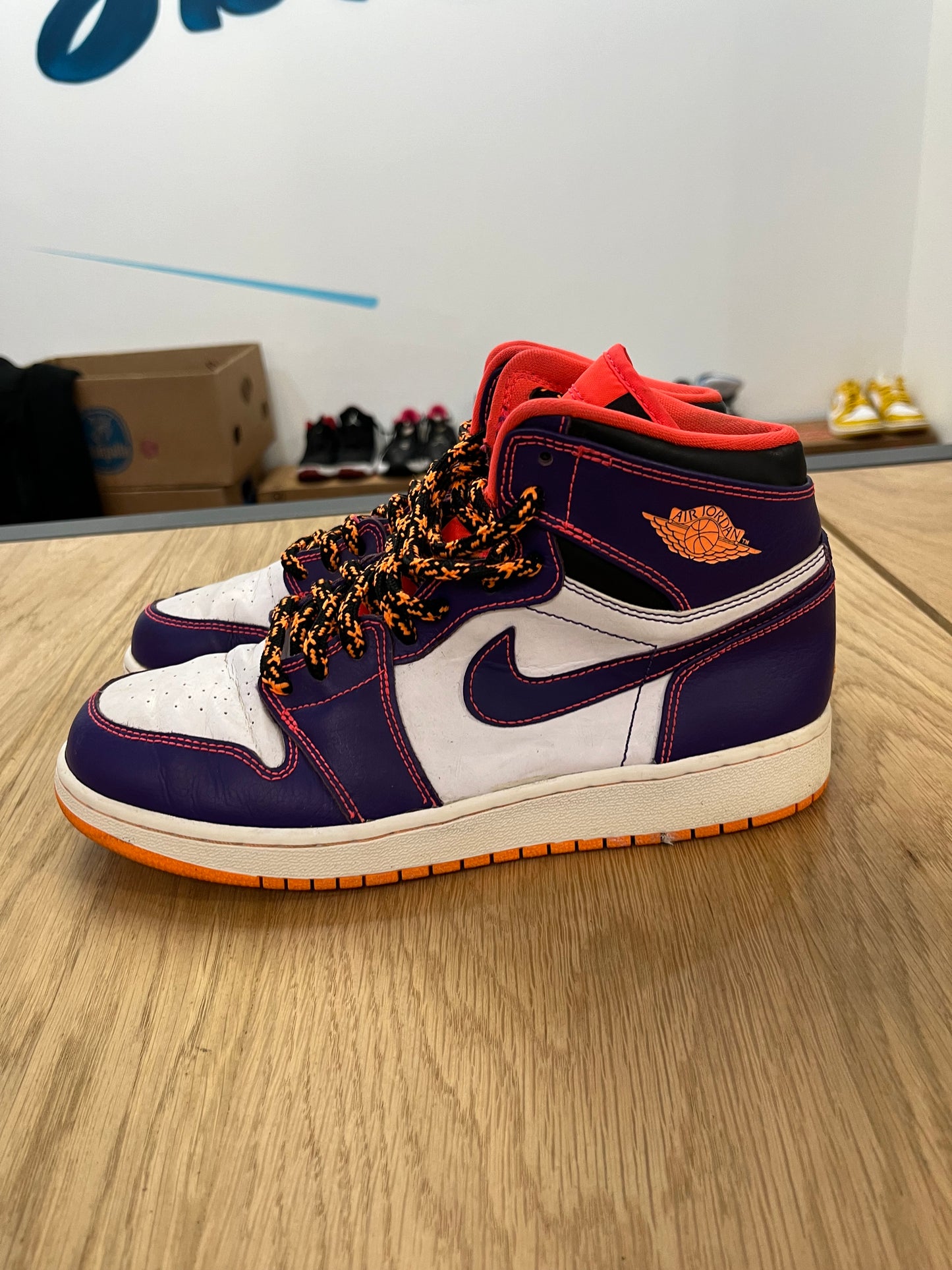 Jordan 1 high retro gs Taz 2014 (F888)