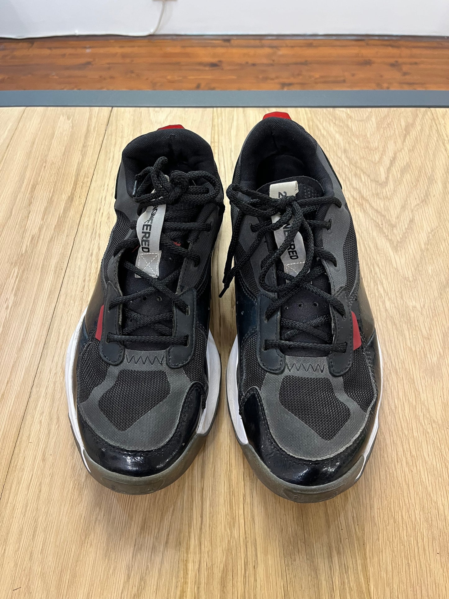 Scarpe Jordan air 200E black r w 45.5 (F840)