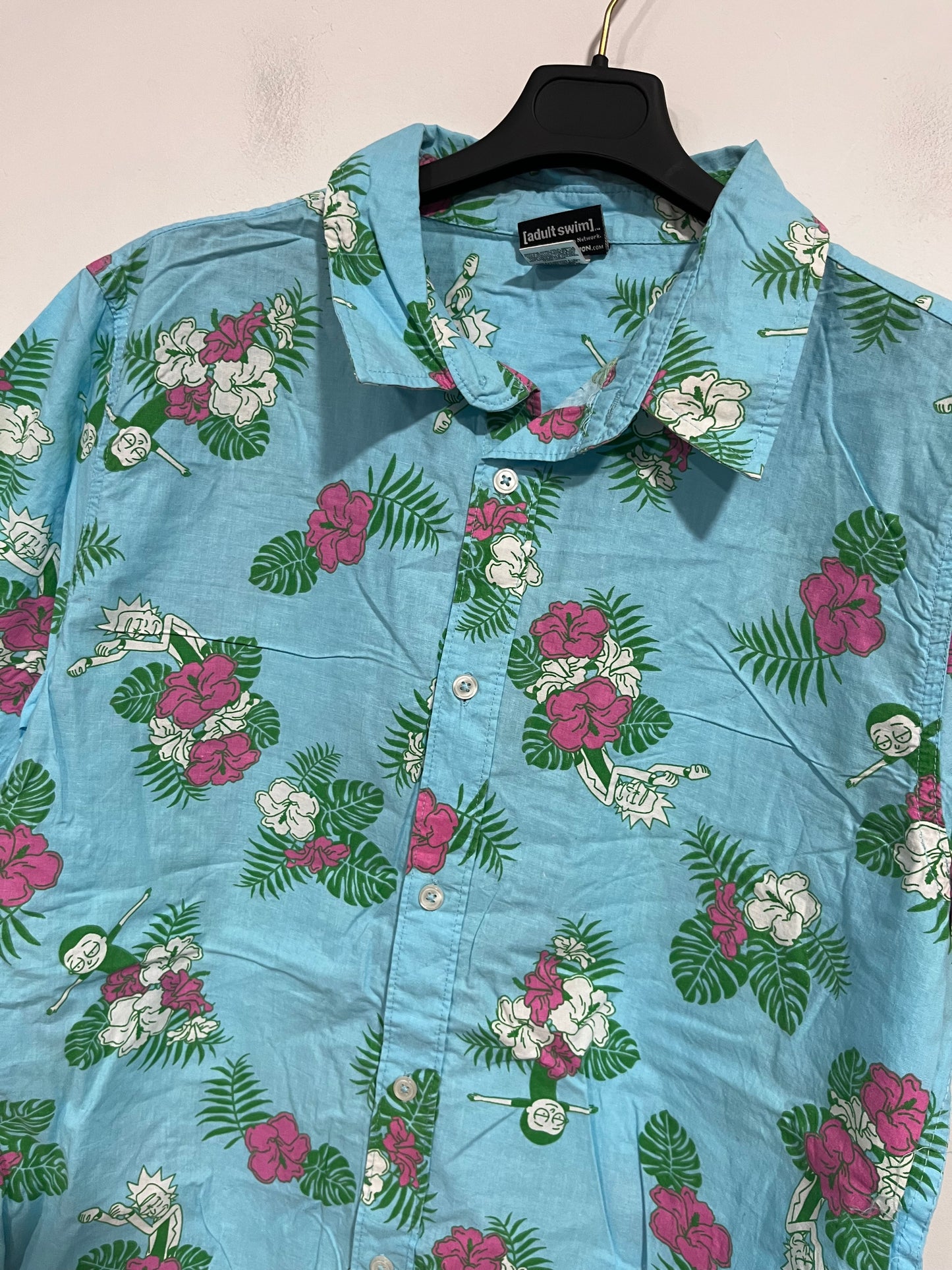 Camicia hawaiana Rick and Morty (G427)