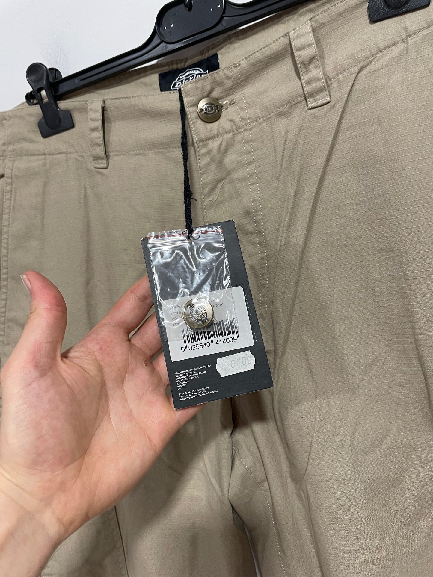 Shorts cargo Dickies nuovo con cartellino (D679)