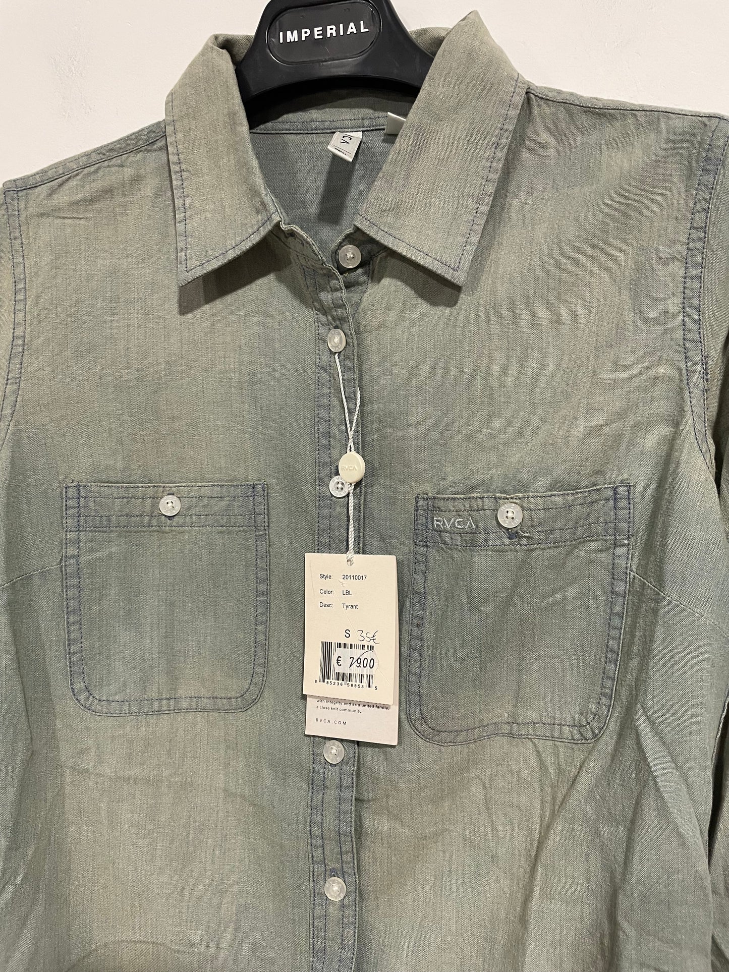 Camicia RVCA nuova con cartellino (C978)