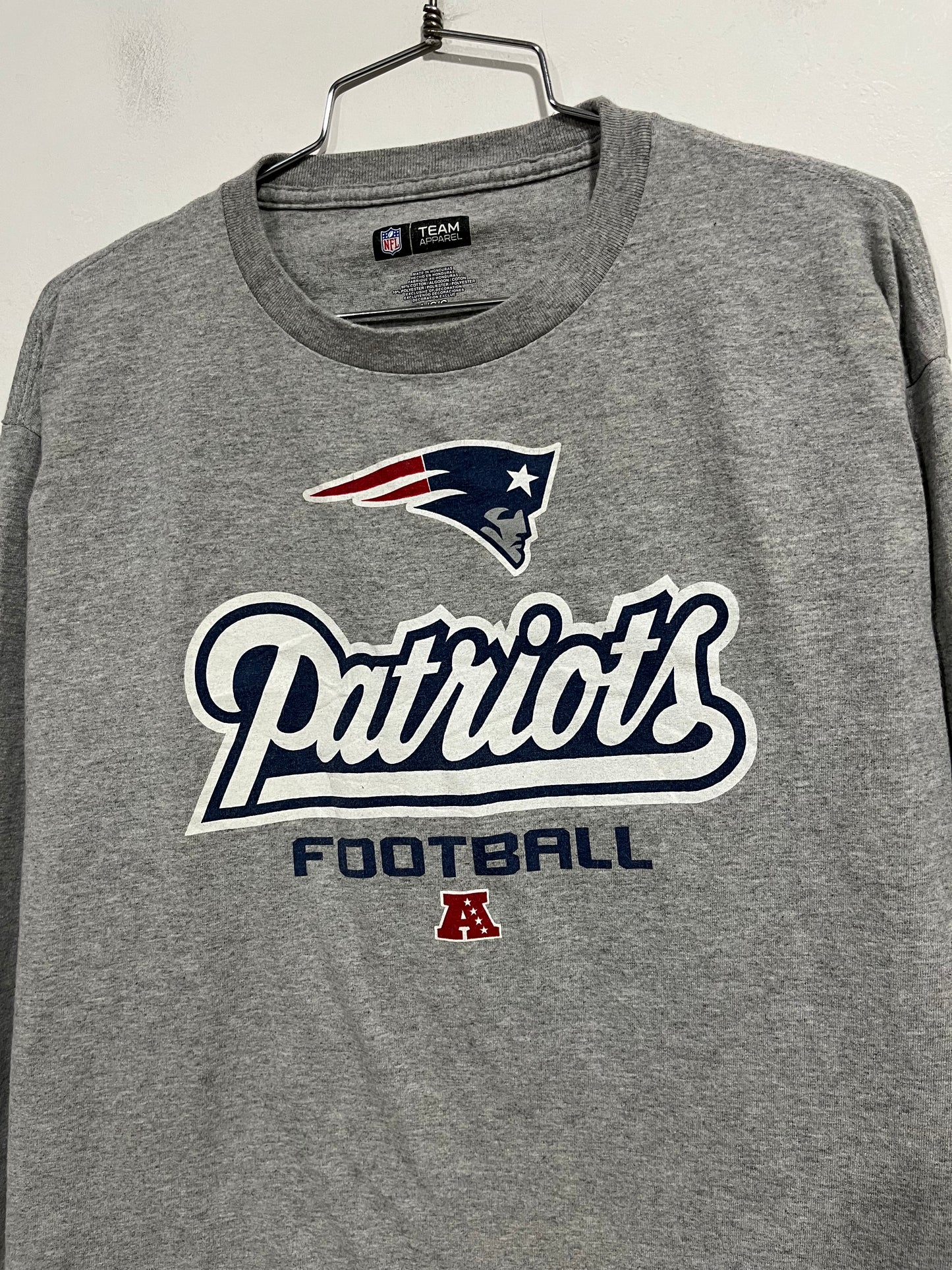 T shirt NFL maniche lunghe Patriots (G079)