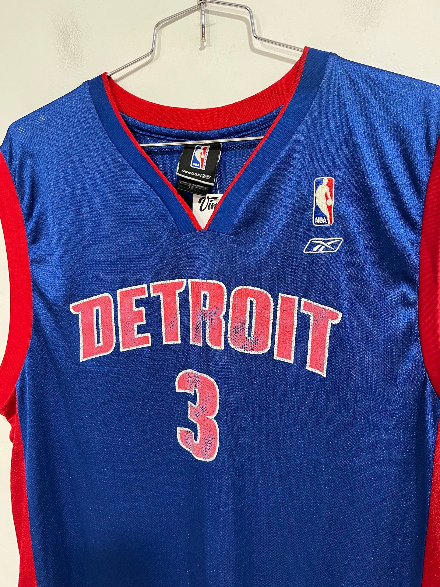 Canotta Reebok NBA Detroit Pistons di Wallace (G520)