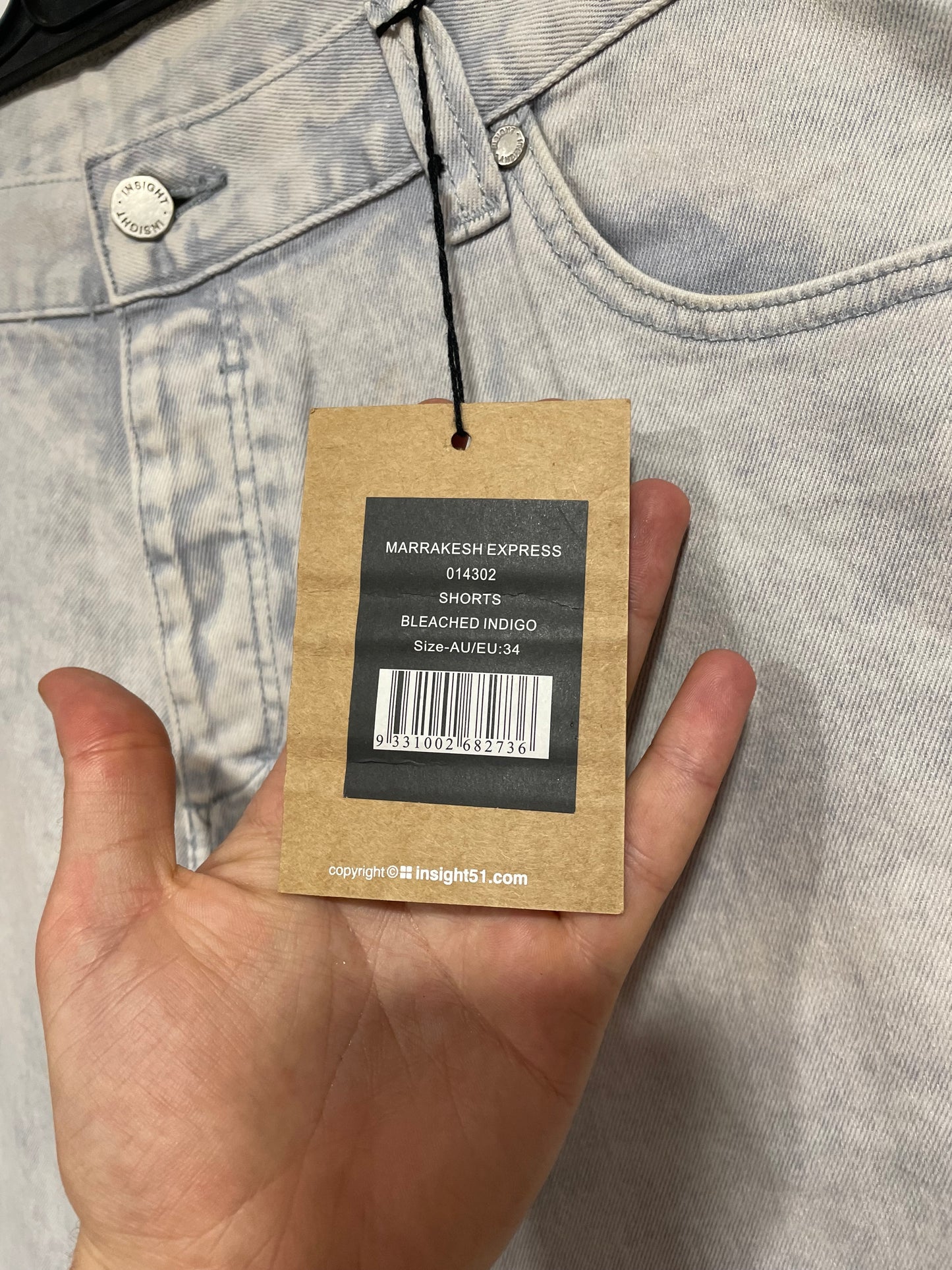 Shorts Insight nuovo con cartellino (D717)