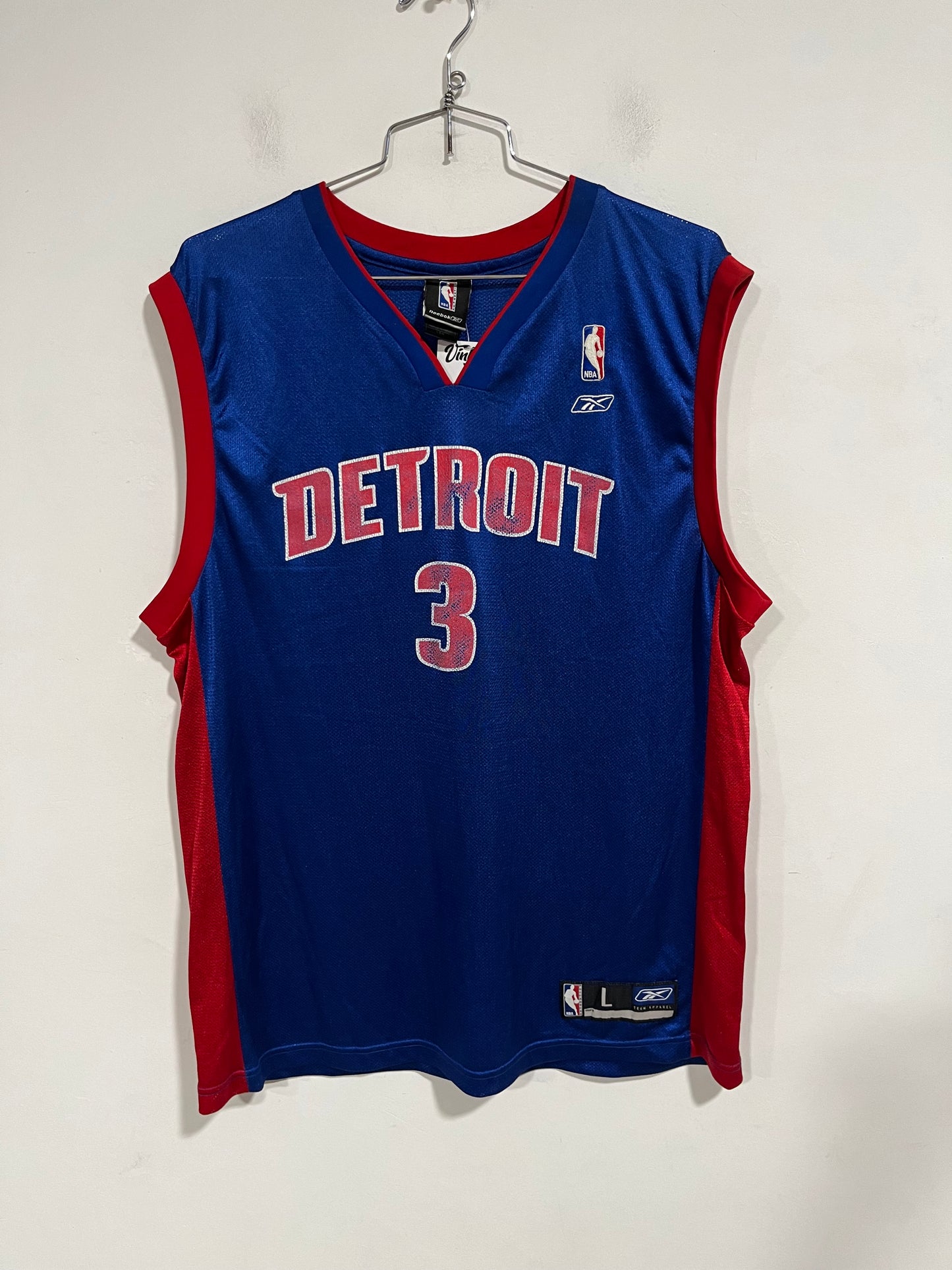 Canotta Reebok NBA Detroit Pistons di Wallace (G520)