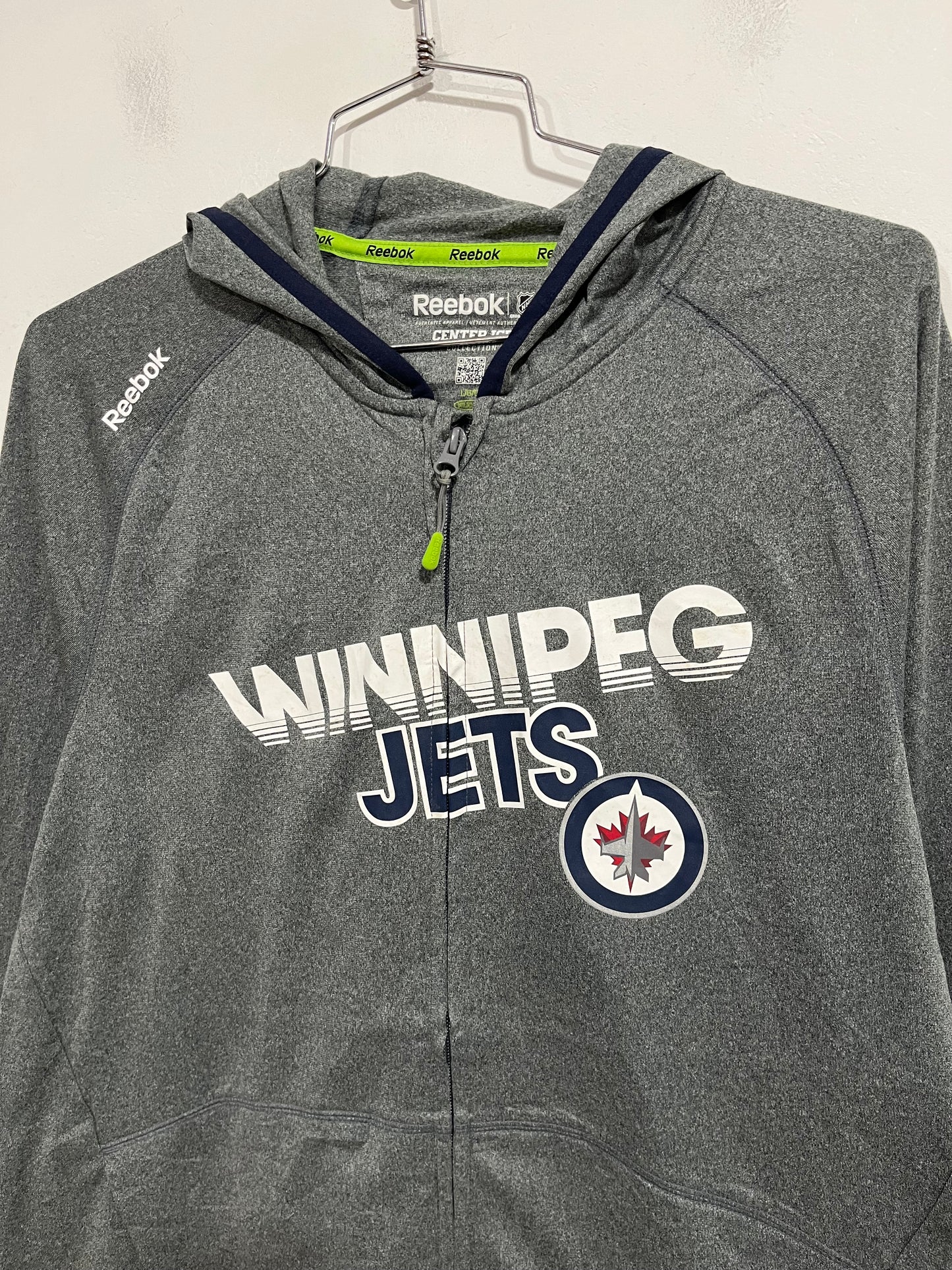 Felpa con zip Reebok NHL Winnipeg Jets (G245)