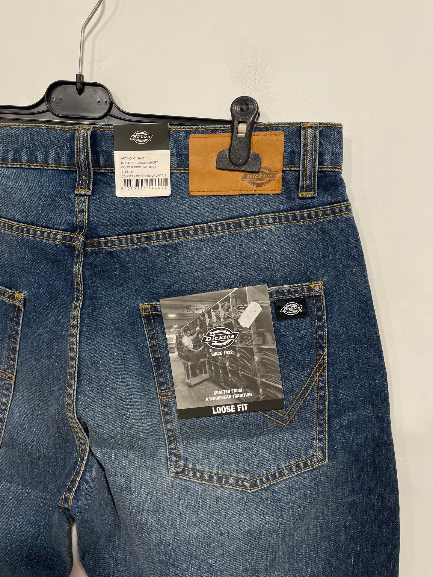 Shorts Dickies nuovo con cartellino (D699)
