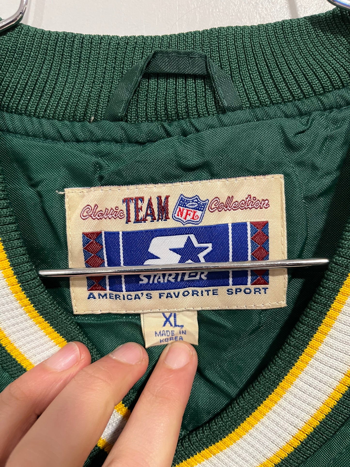 Rara Starter Jacket a casacca Green Bay Packers (G290)