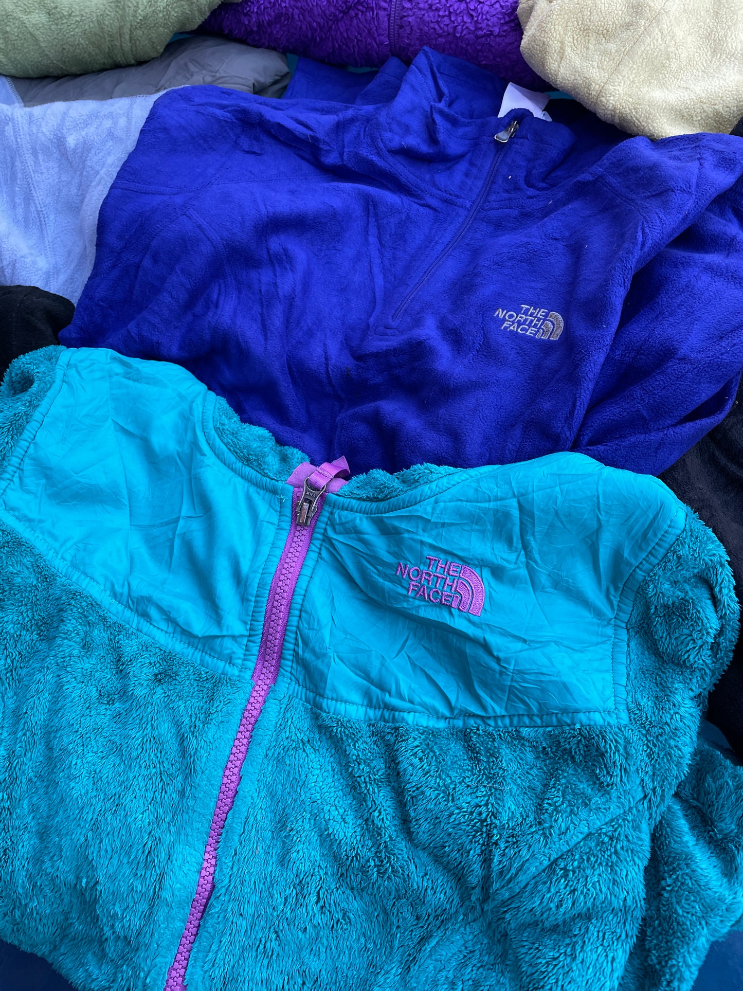 Box Pile The North Face fleece