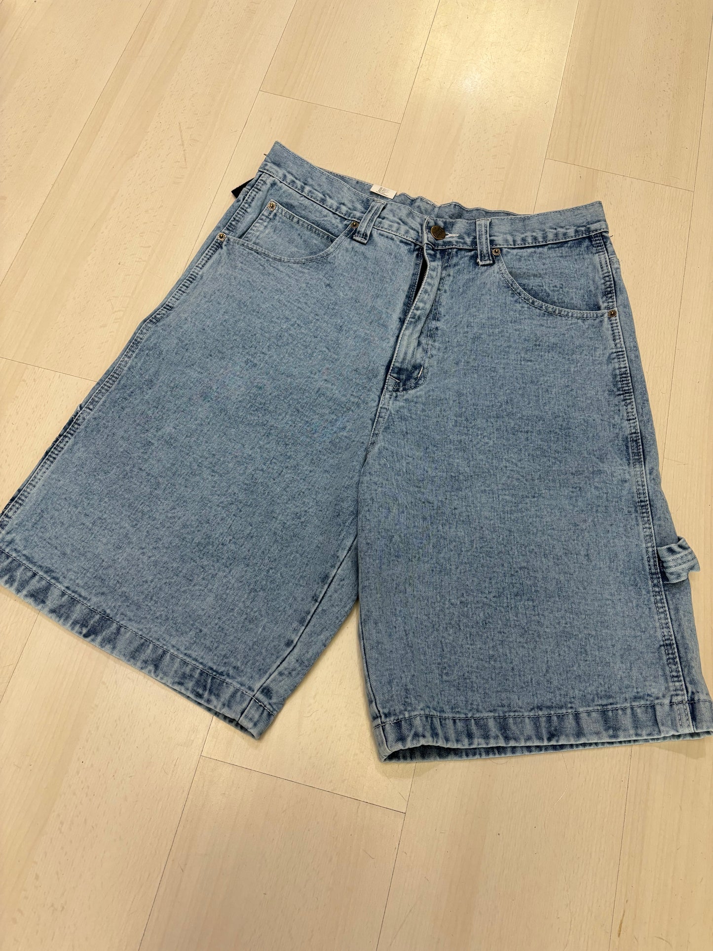 Jorts baggy con ricamo One Piece Three Brothers (H268)