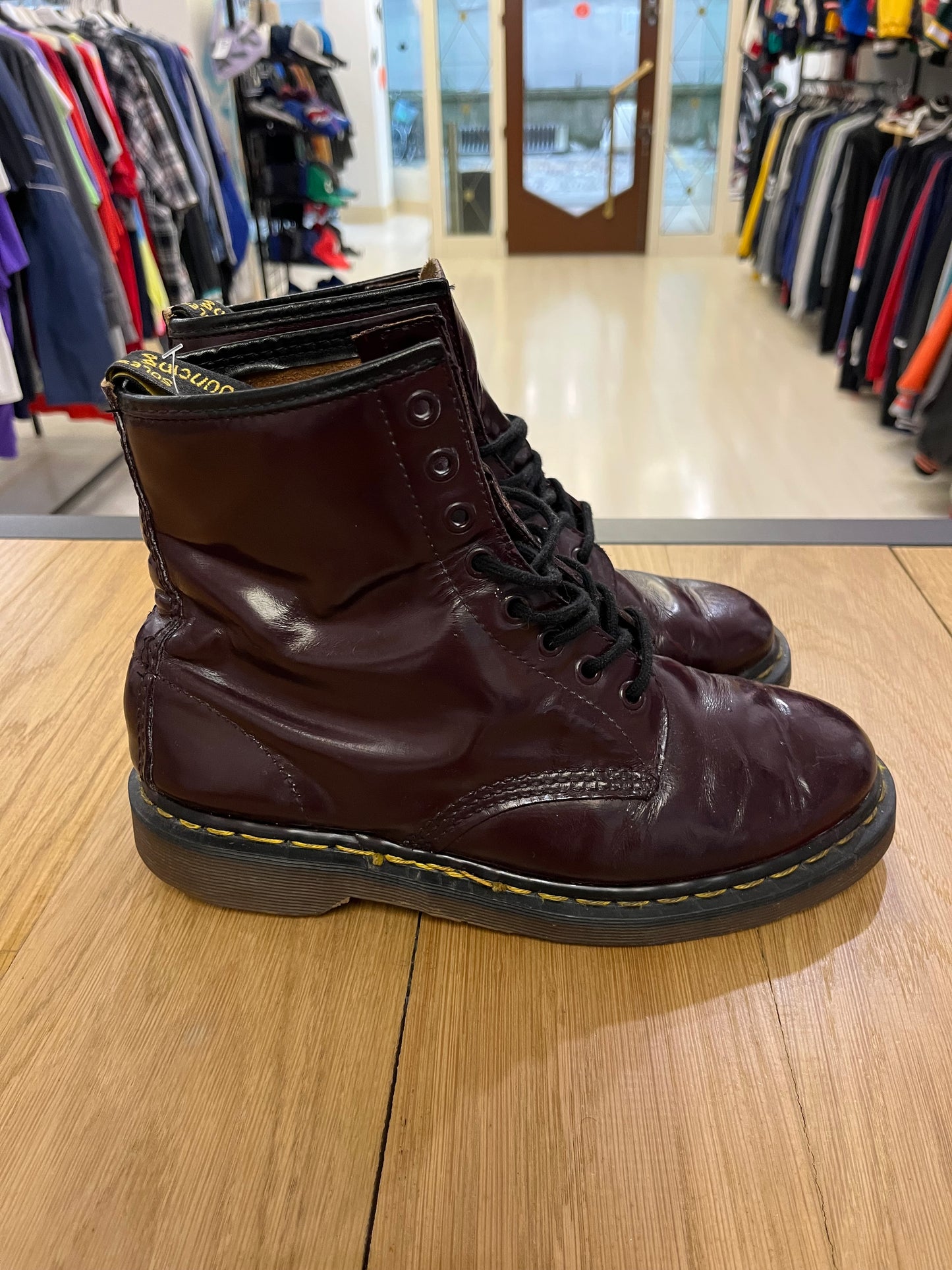 Stivaletti DR martens bordeaux (G664)