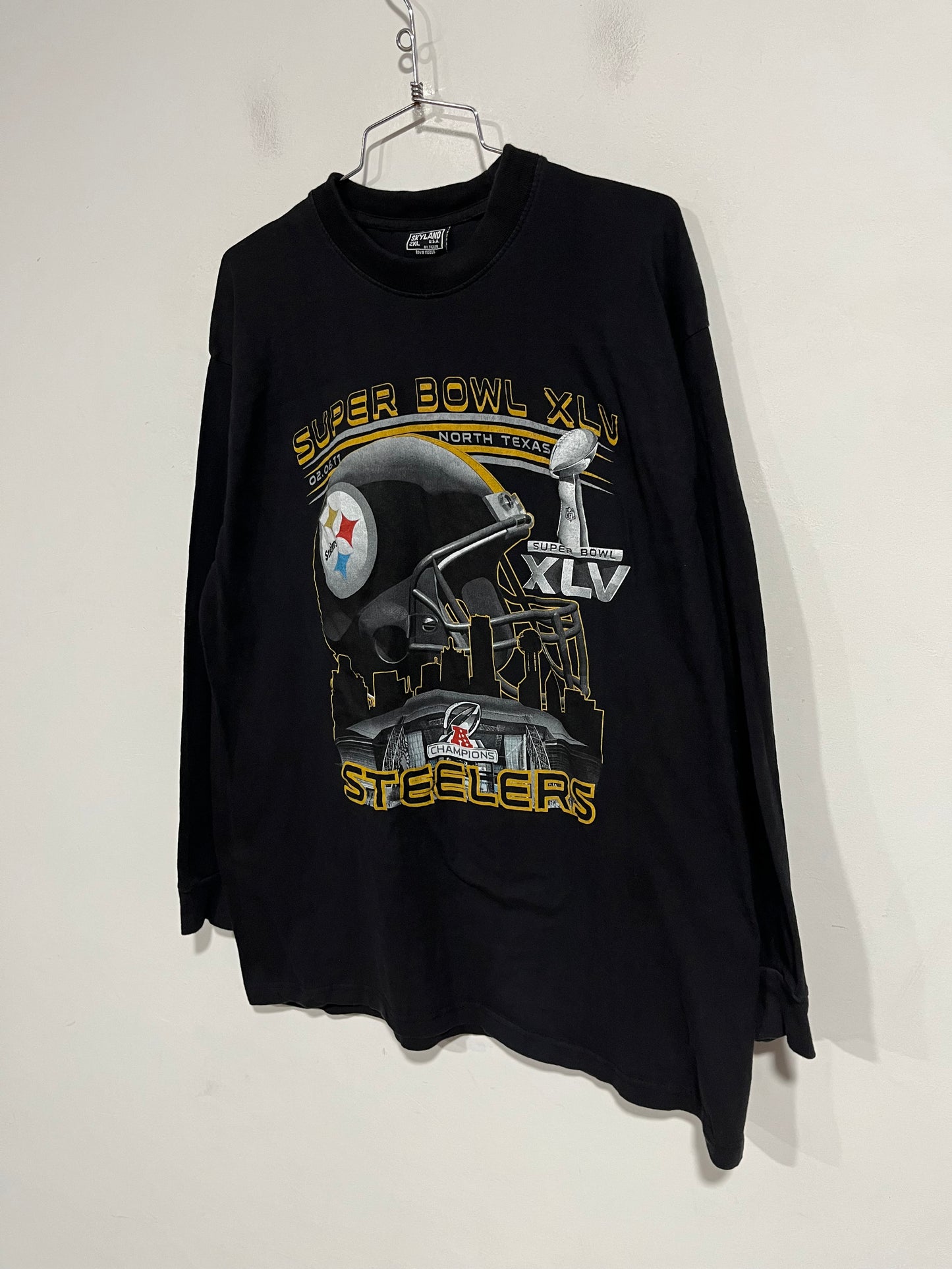 Rara t shirt celebrativa NFL Steelers (G068)
