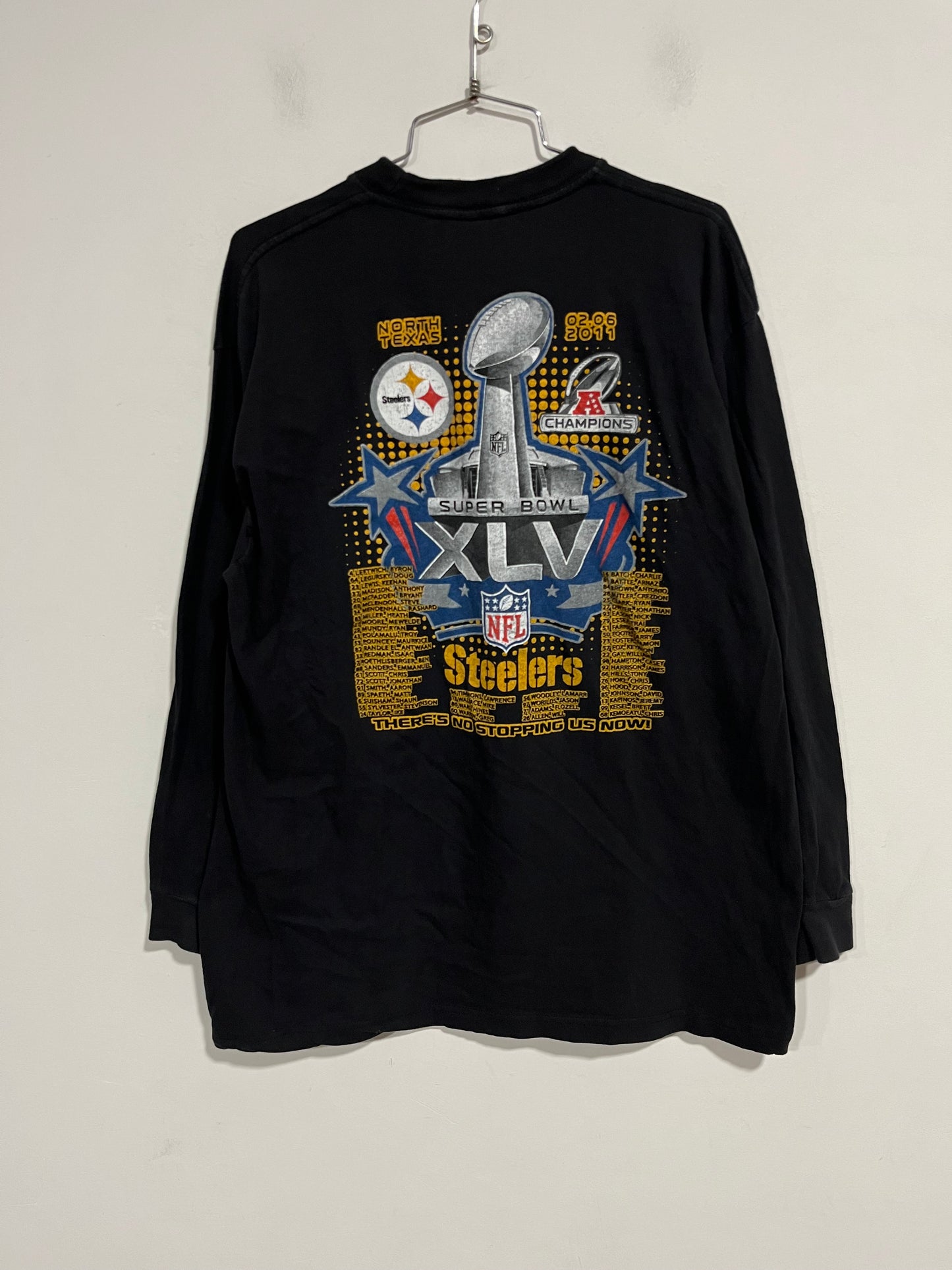 Rara t shirt celebrativa NFL Steelers (G068)