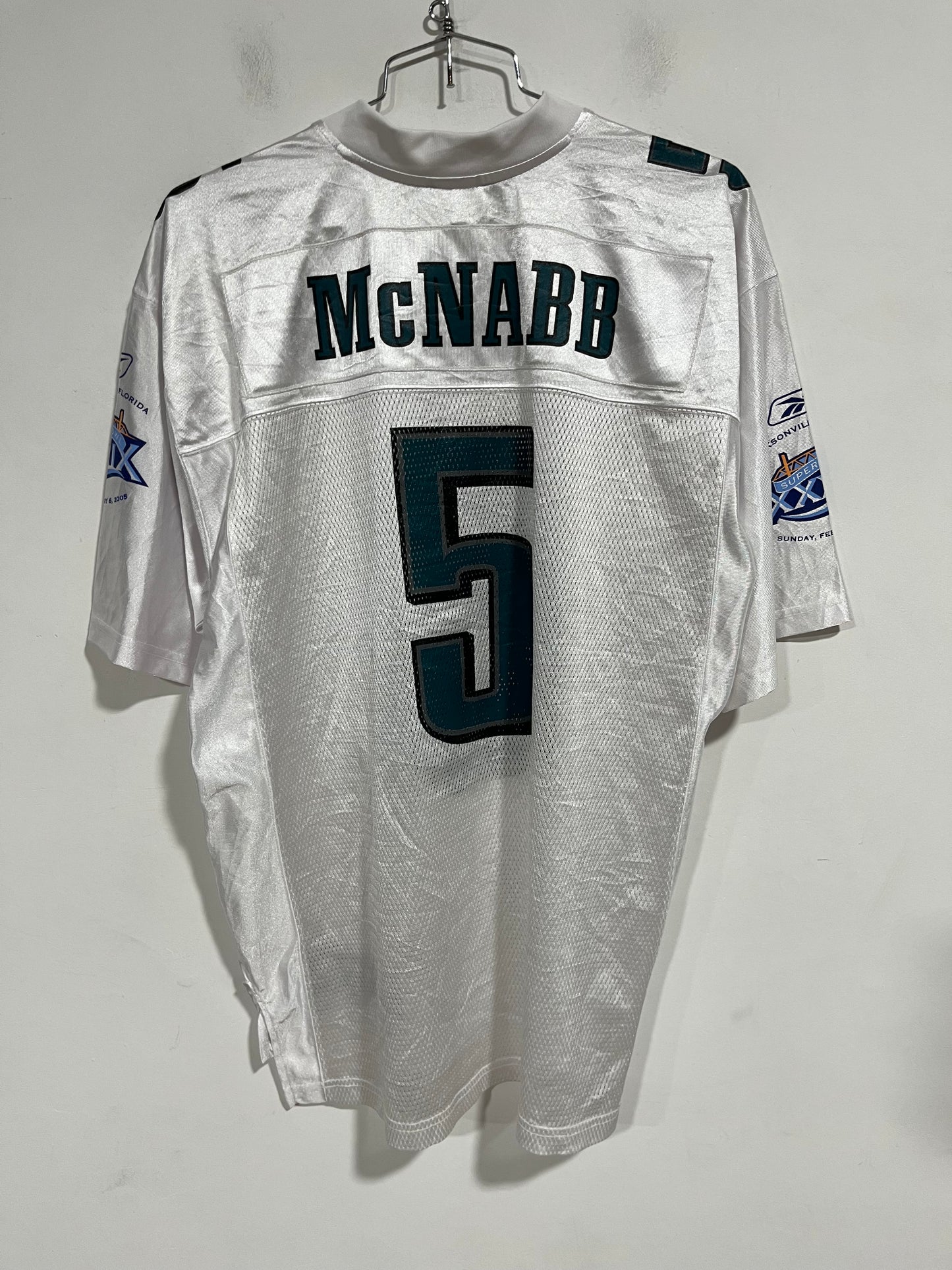 Rara maglia NFL Philadelphia Eagles XXXIX superbowl (G540)