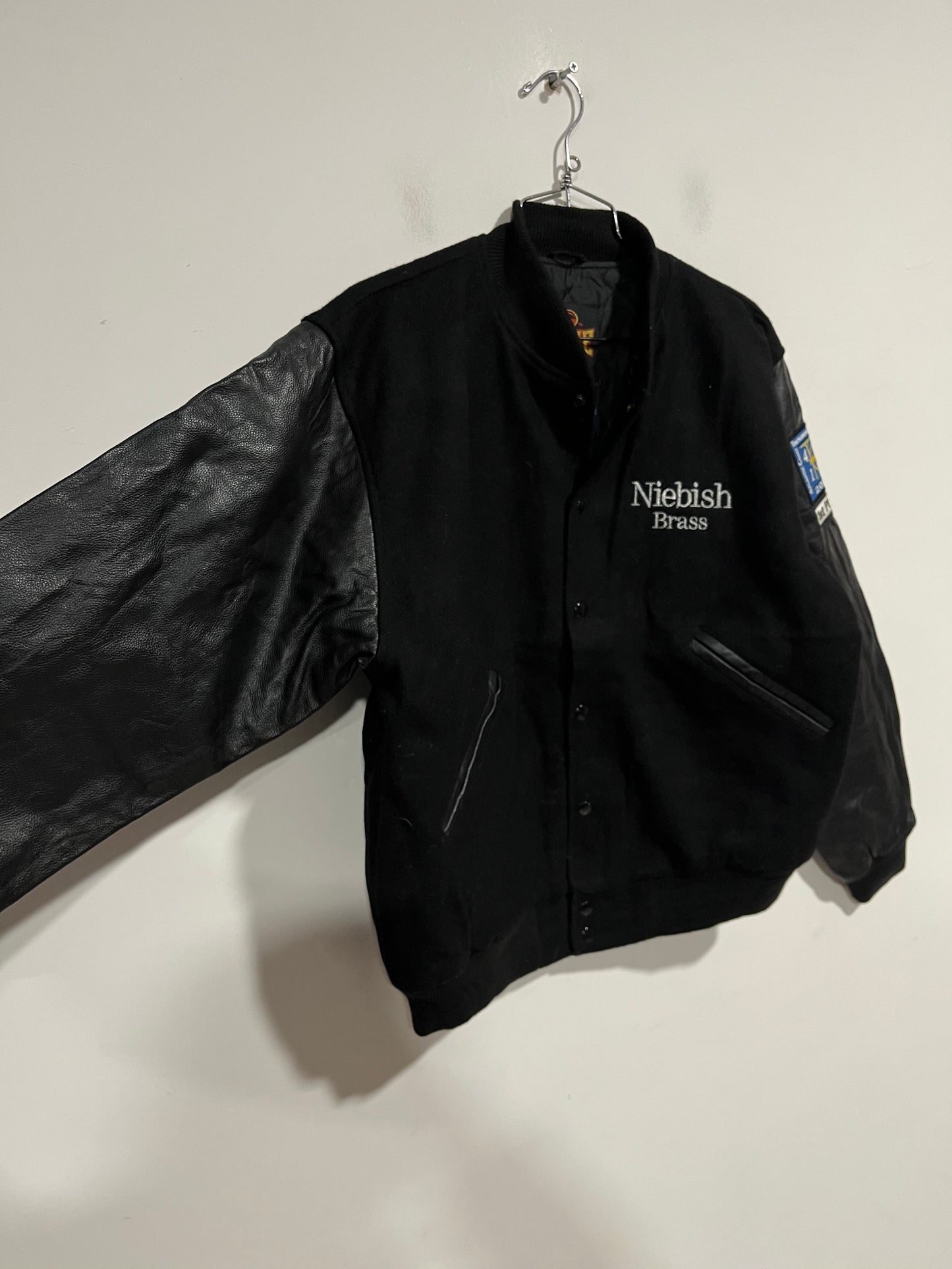 Giubbotto Varsity Jacket nero from usa (G804)