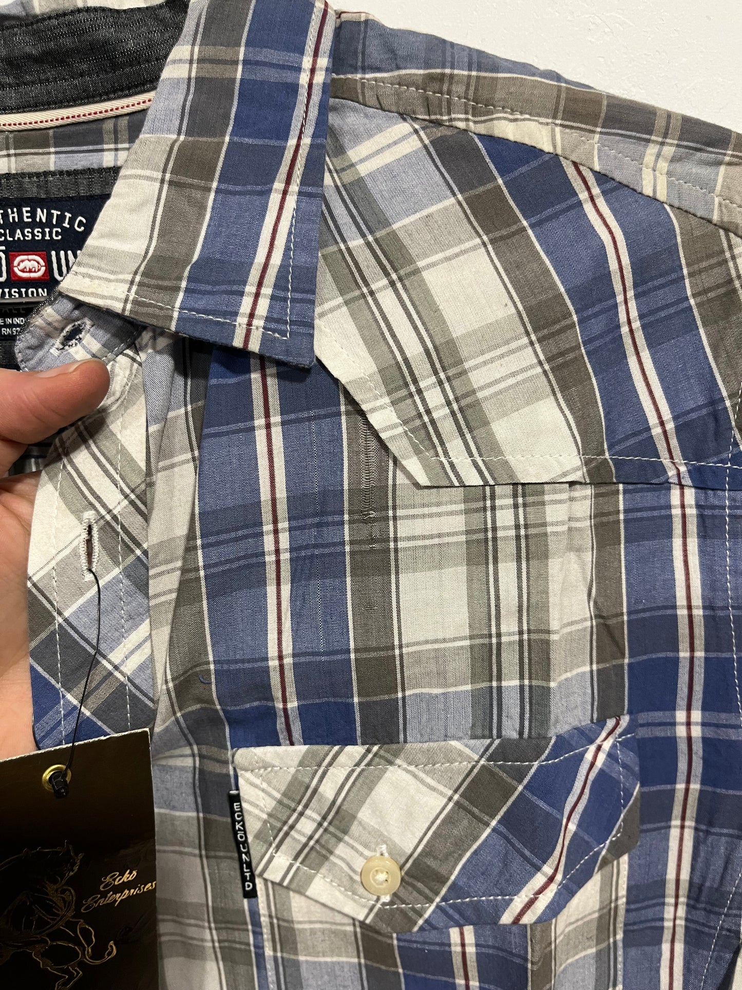Camicia Ecko nuova con cartellino (F863)