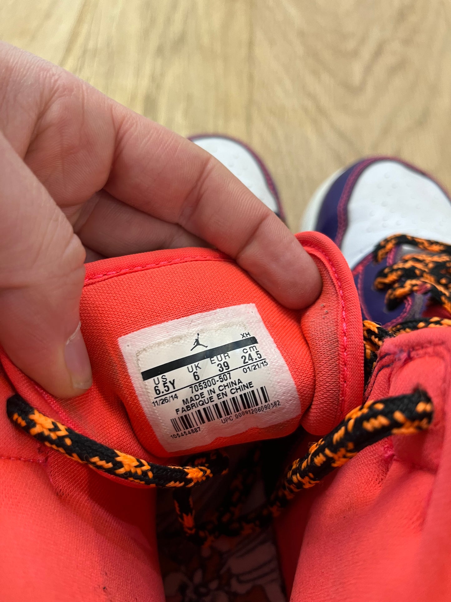 Jordan 1 high retro gs Taz 2014 (F888)