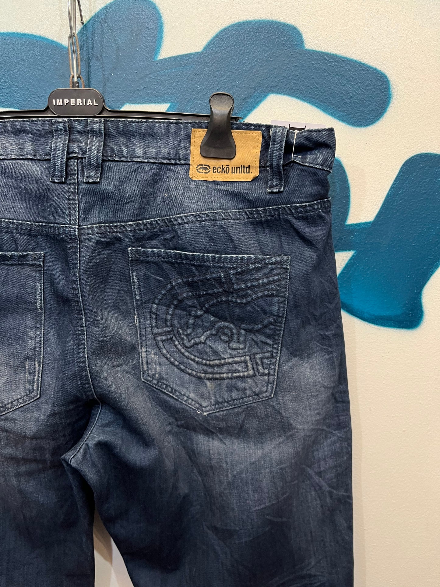 Jeans baggy Ecko y2k hip hop (G141)