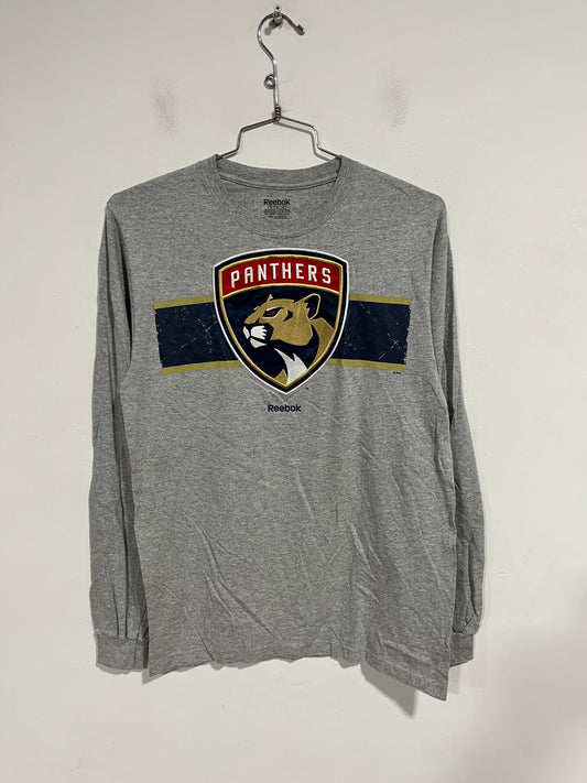 T shirt maniche lunghe Reebok NHL panthers (G240)