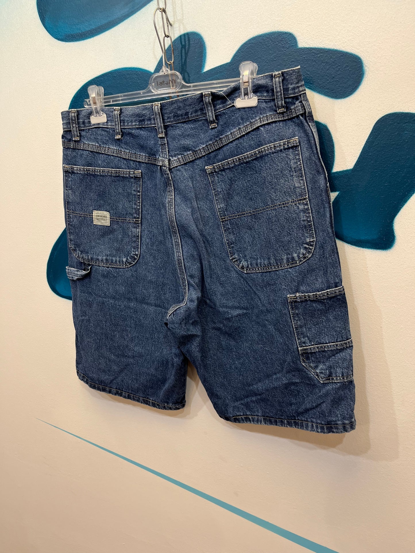Bermuda shorts jeans Wrangler carpenter (G334)