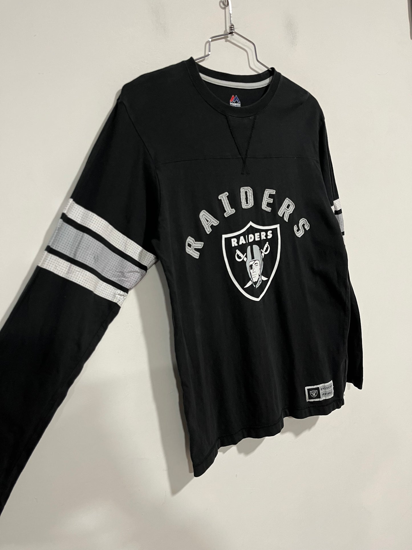 T shirt Majestic long sleeves Las Vegas Raiders (G168)