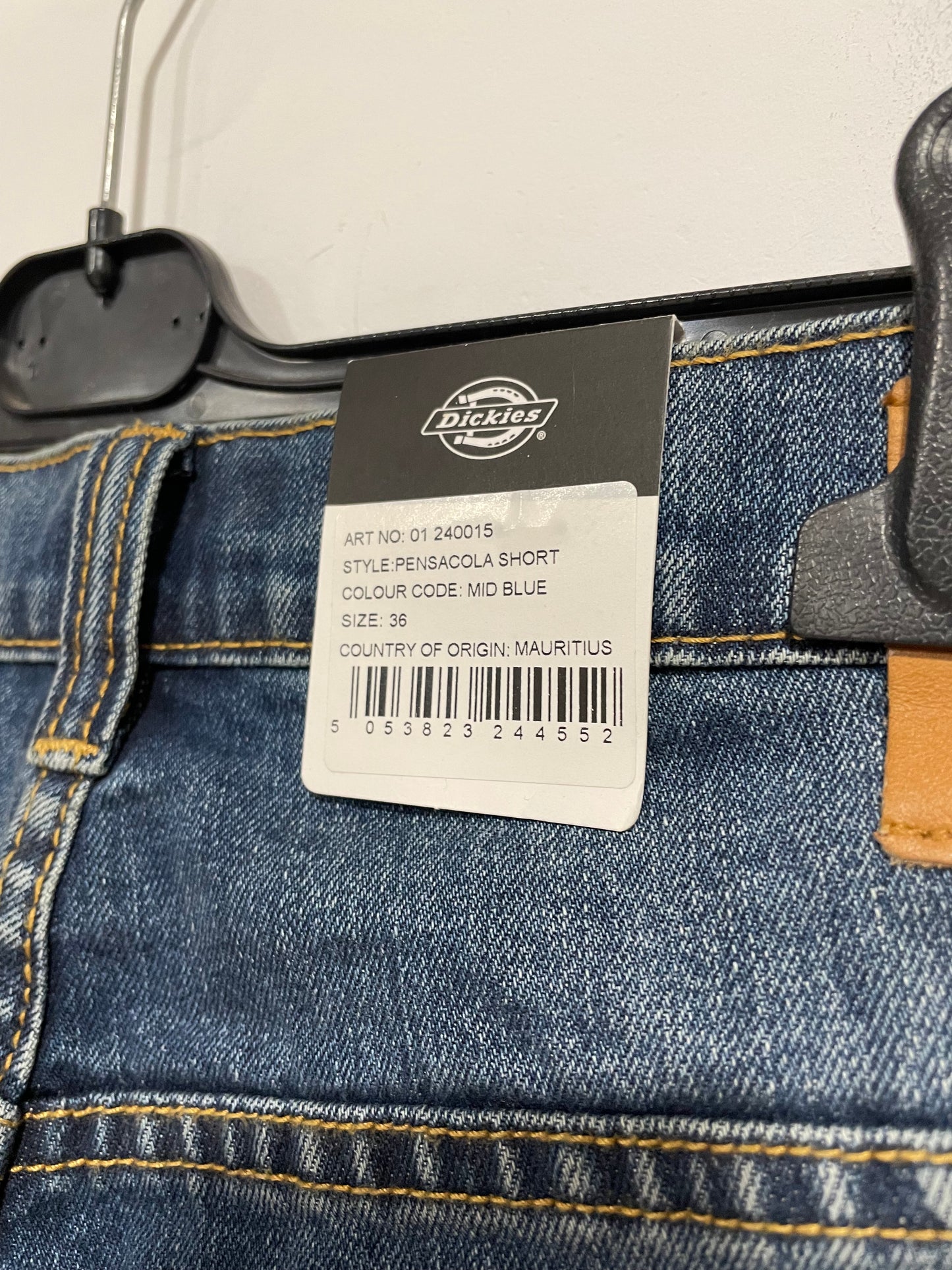 Bermuda in jeans Dickies nuovo con cartellino (D680)