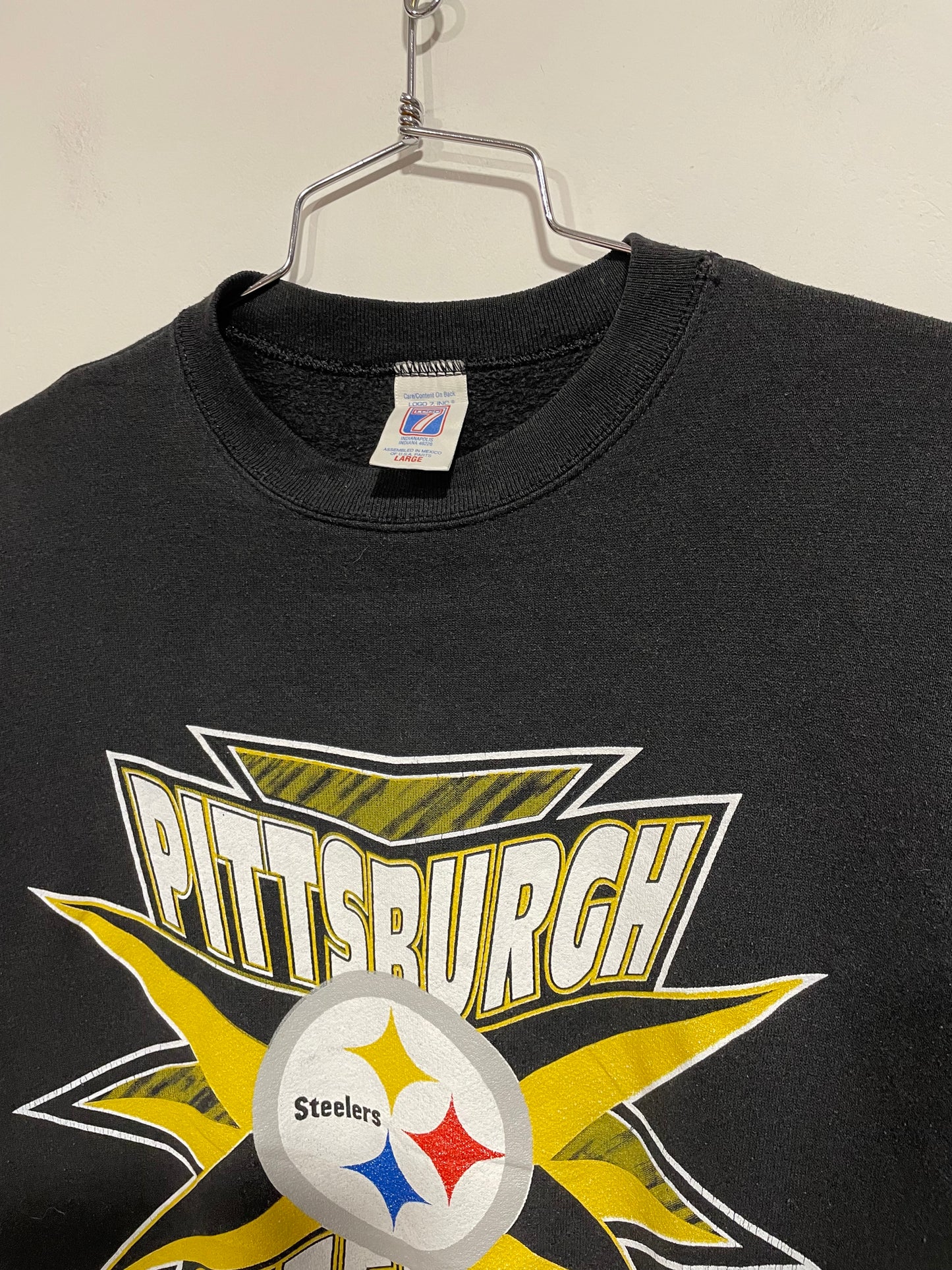 Rara Crewneck Logo7 Pittsburgh Steelers (C959)