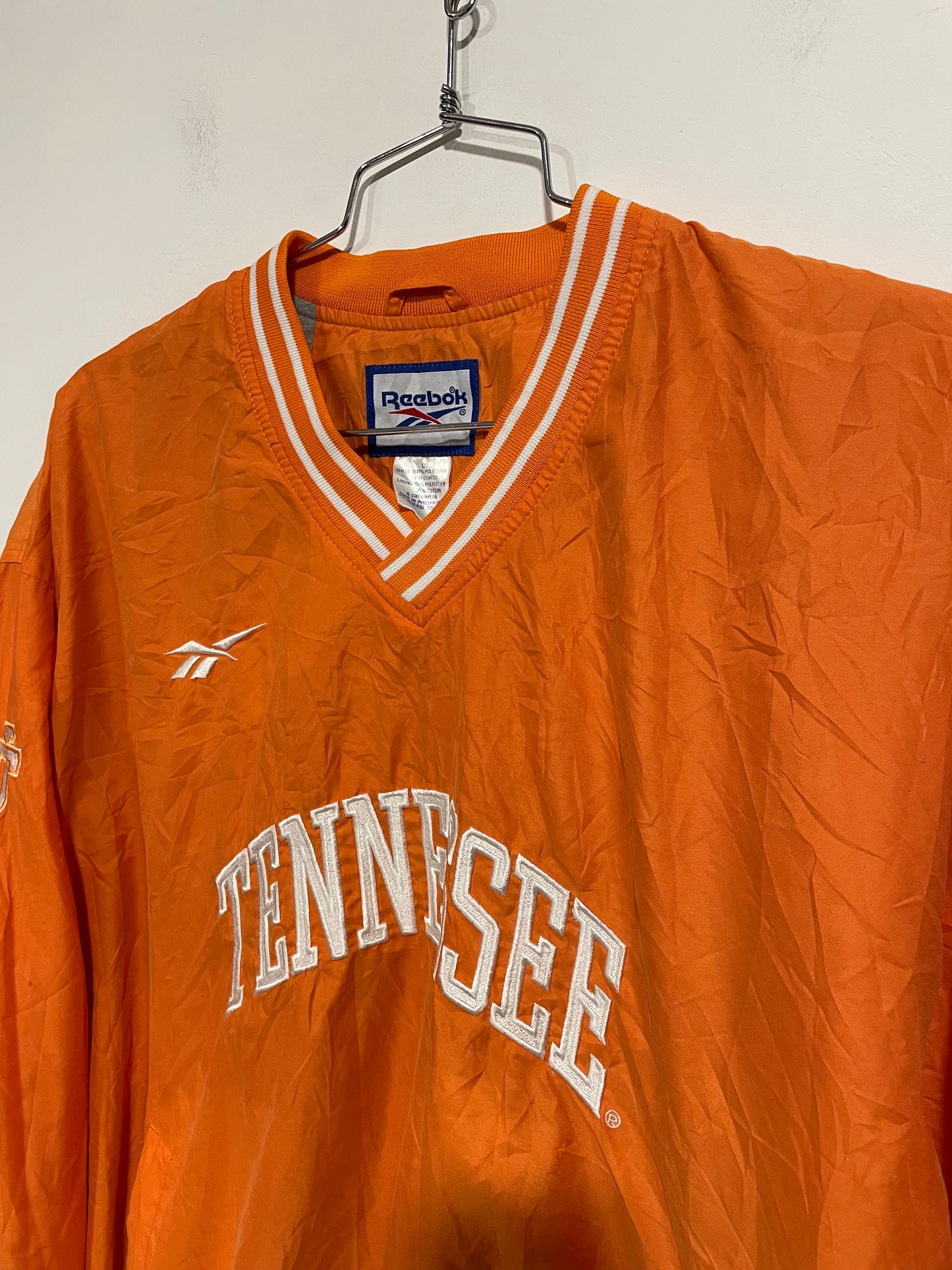 Tracktop a casacca Reebok college Tennessee University (D143)
