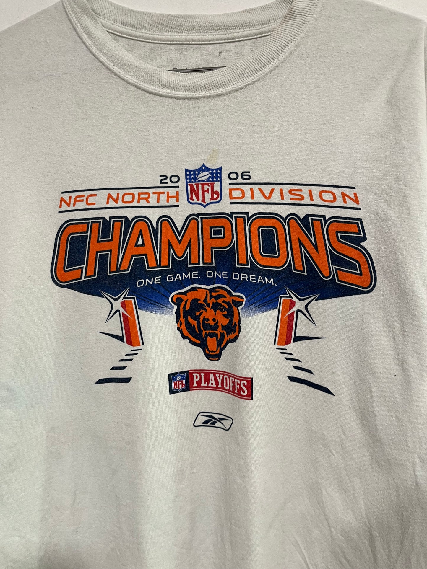 Rara t shirt NFL celebrativa Chicago Bears 2006 champions (G570)