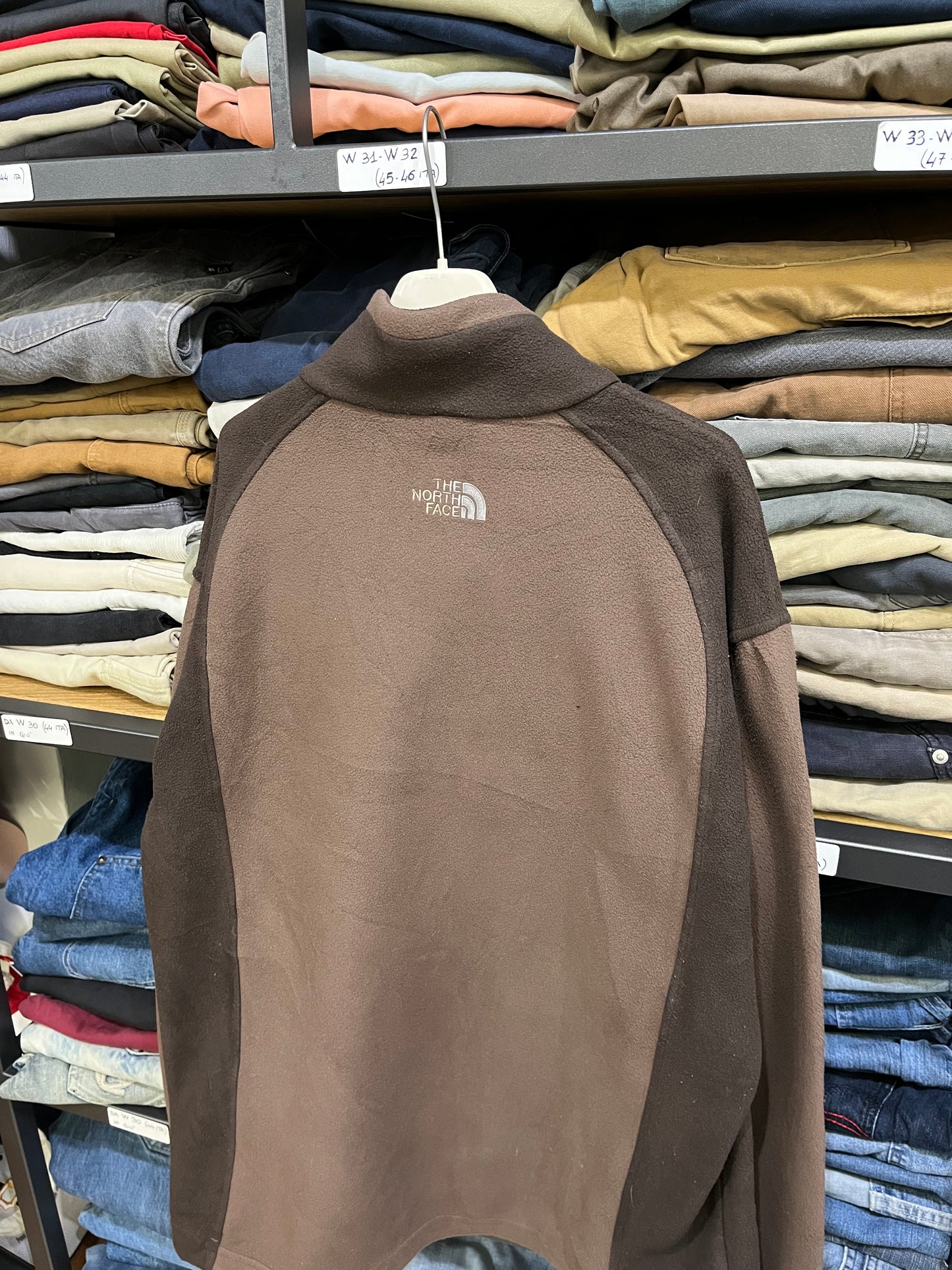 Pile The North face marrone uomo (G838)