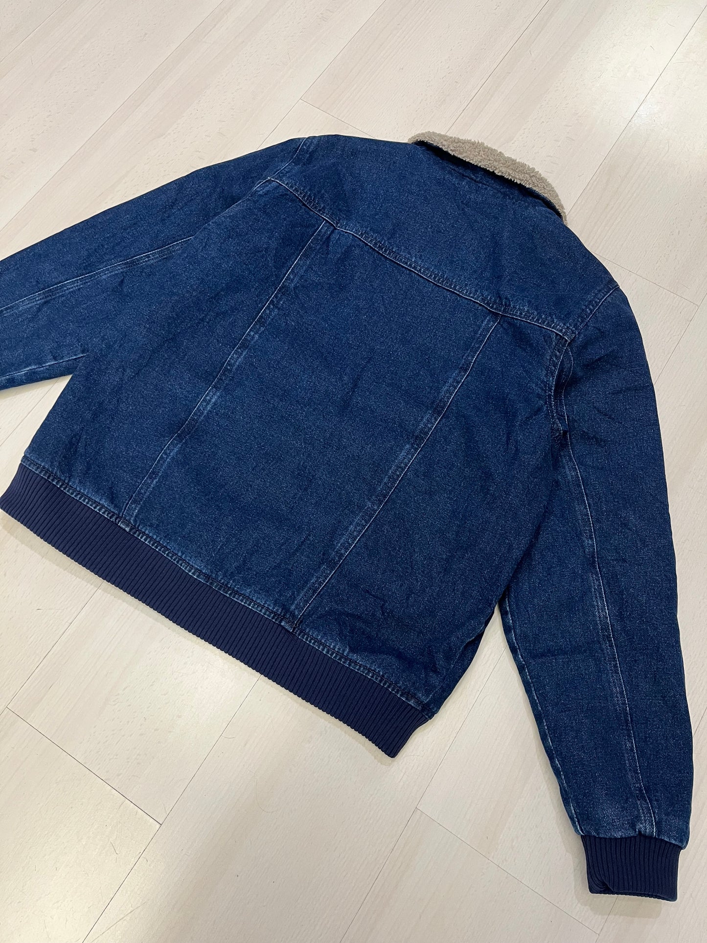 Giubbotto Carhartt in jeans con sherpa interno (G900)